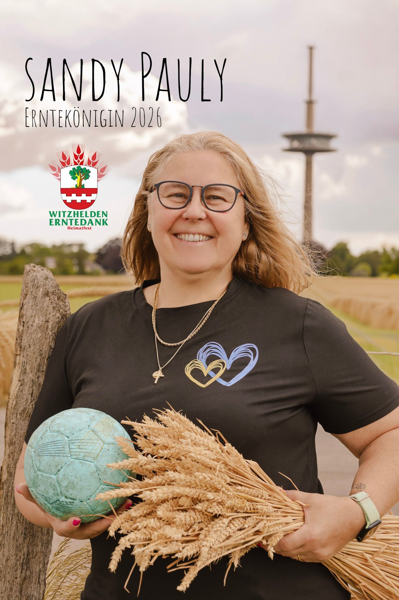 Die neue Witzheldener Erntekönigin Sandy Pauly