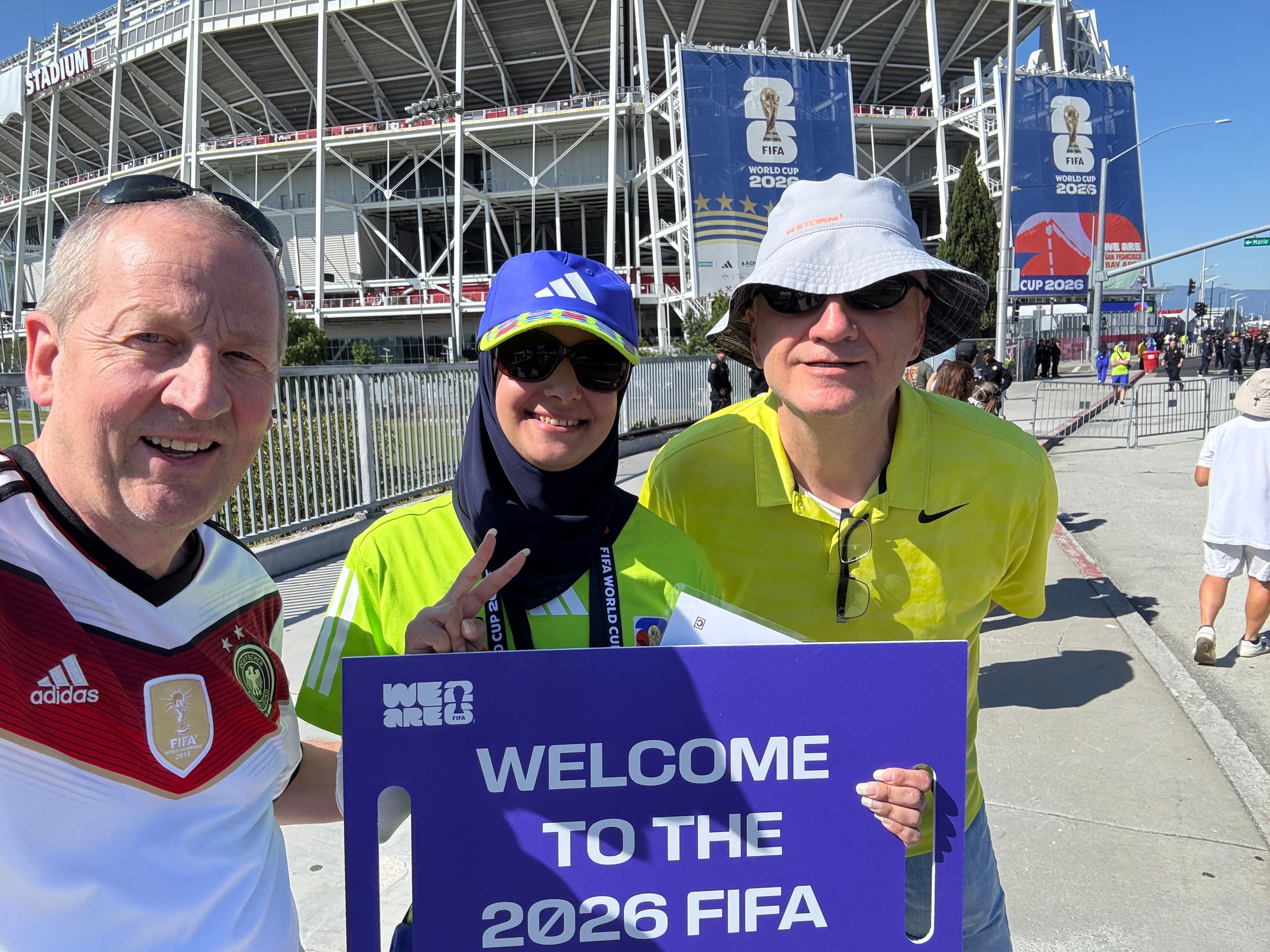 Erstes WM-Spiel, das Olaf Pohl in San Francisco sah: Schweiz gegen Qatar.
