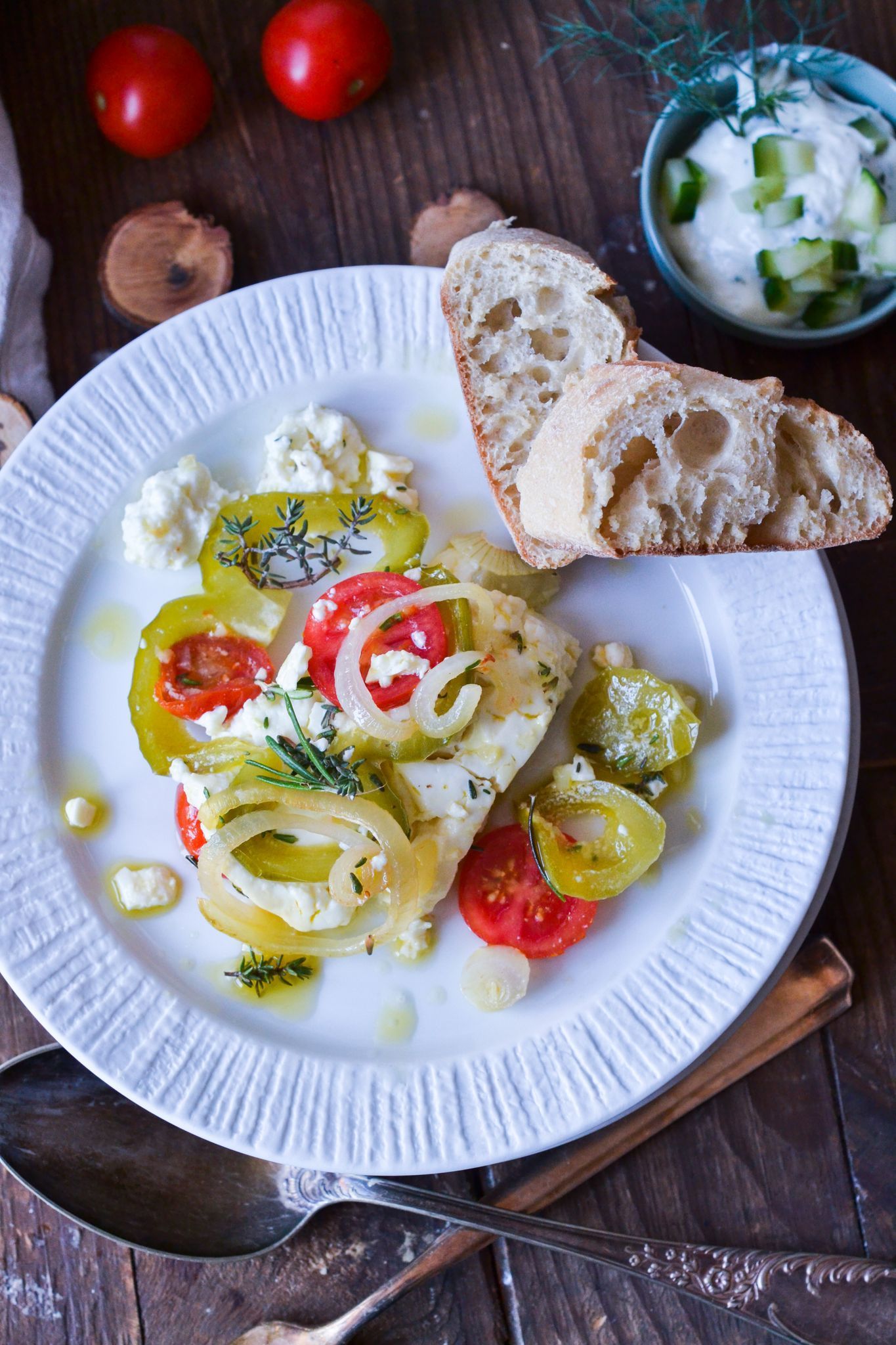 Gebackener Feta.