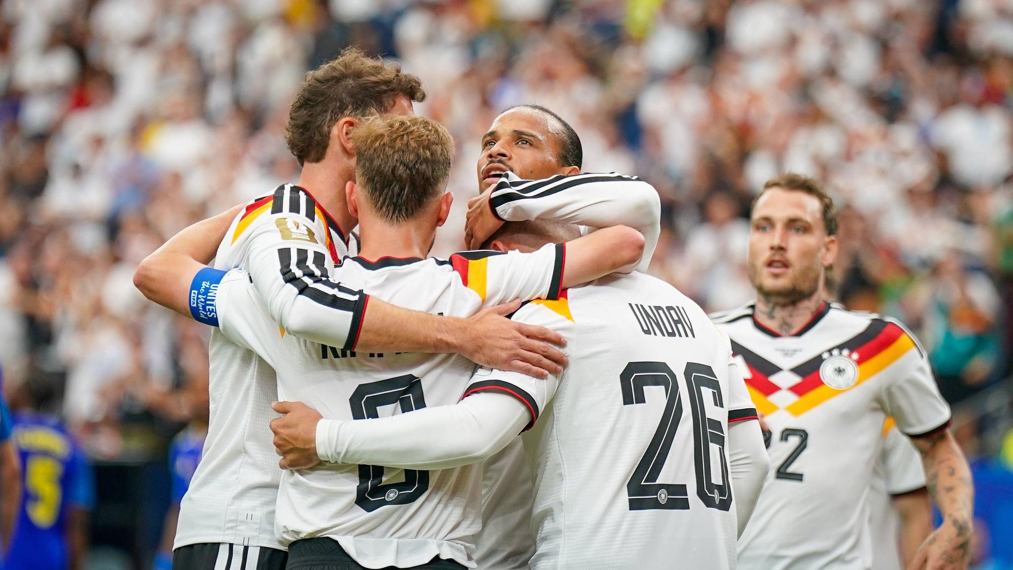 Torjubel bei den DFB-Stars.