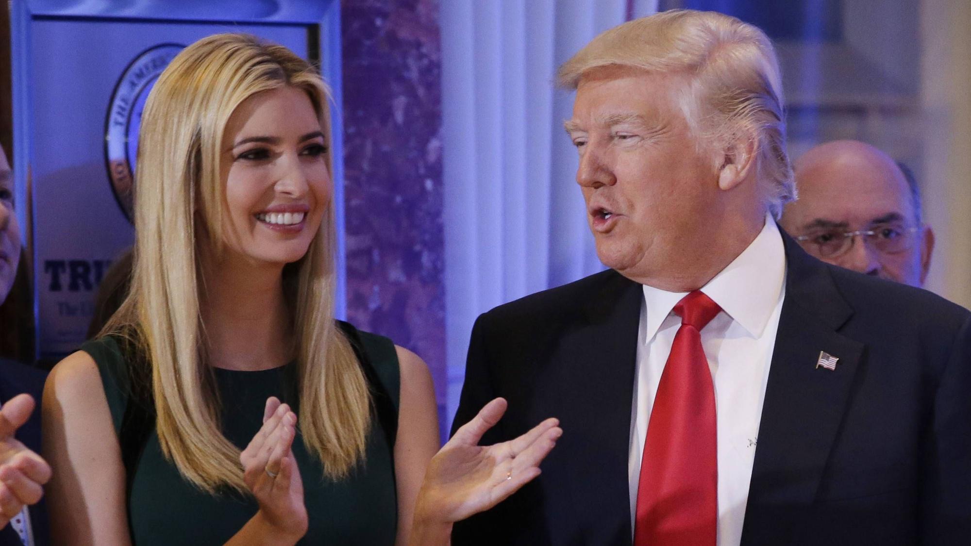 Donald Trump zusammen mit seiner Tochter Ivanka. (Archivbild)