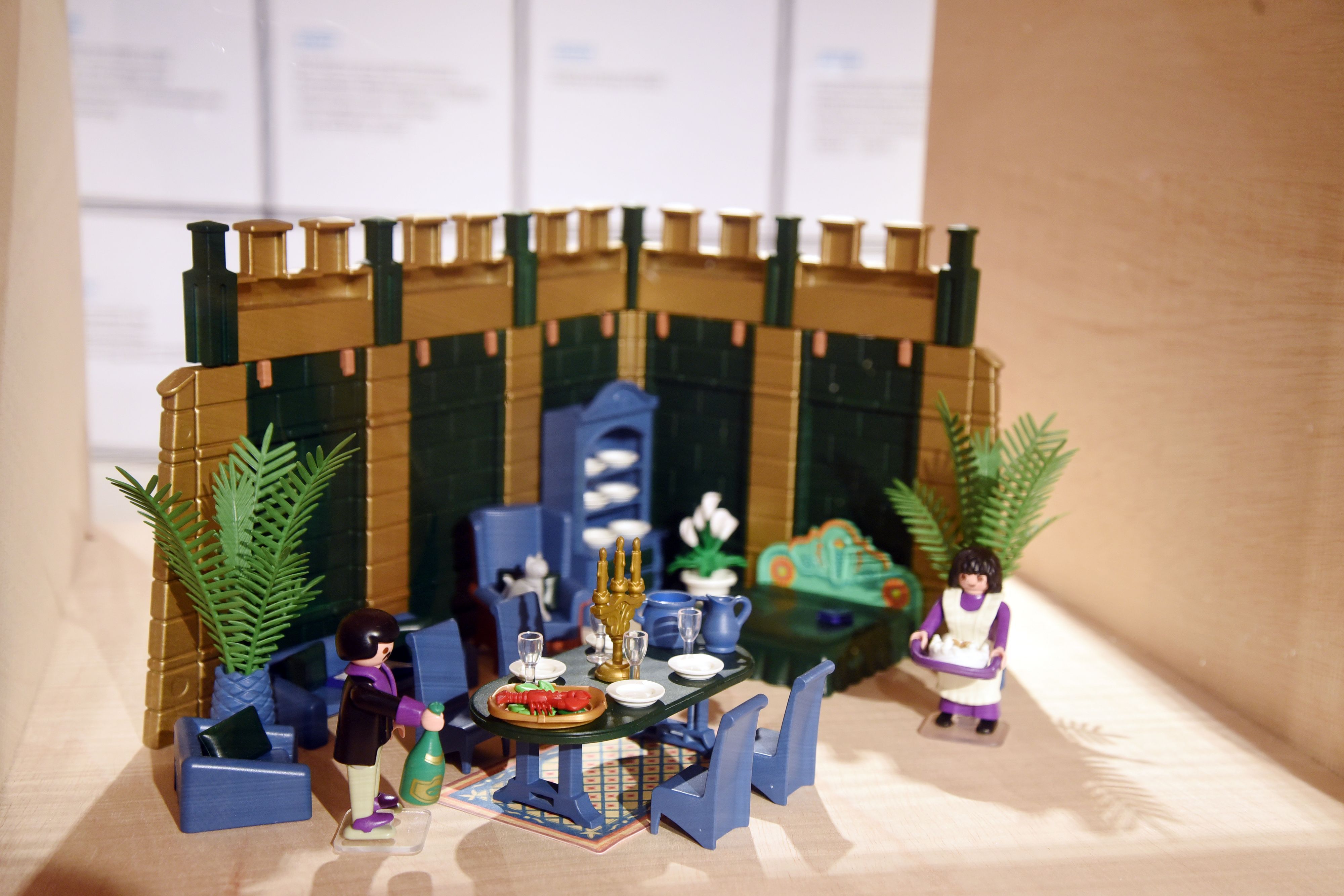Eine Playmobil-Gruppe.