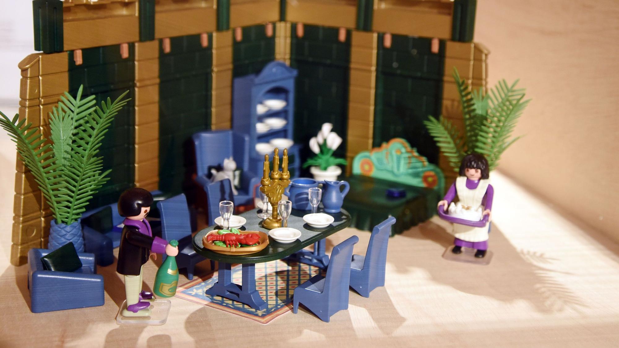 Eine Playmobil-Gruppe.