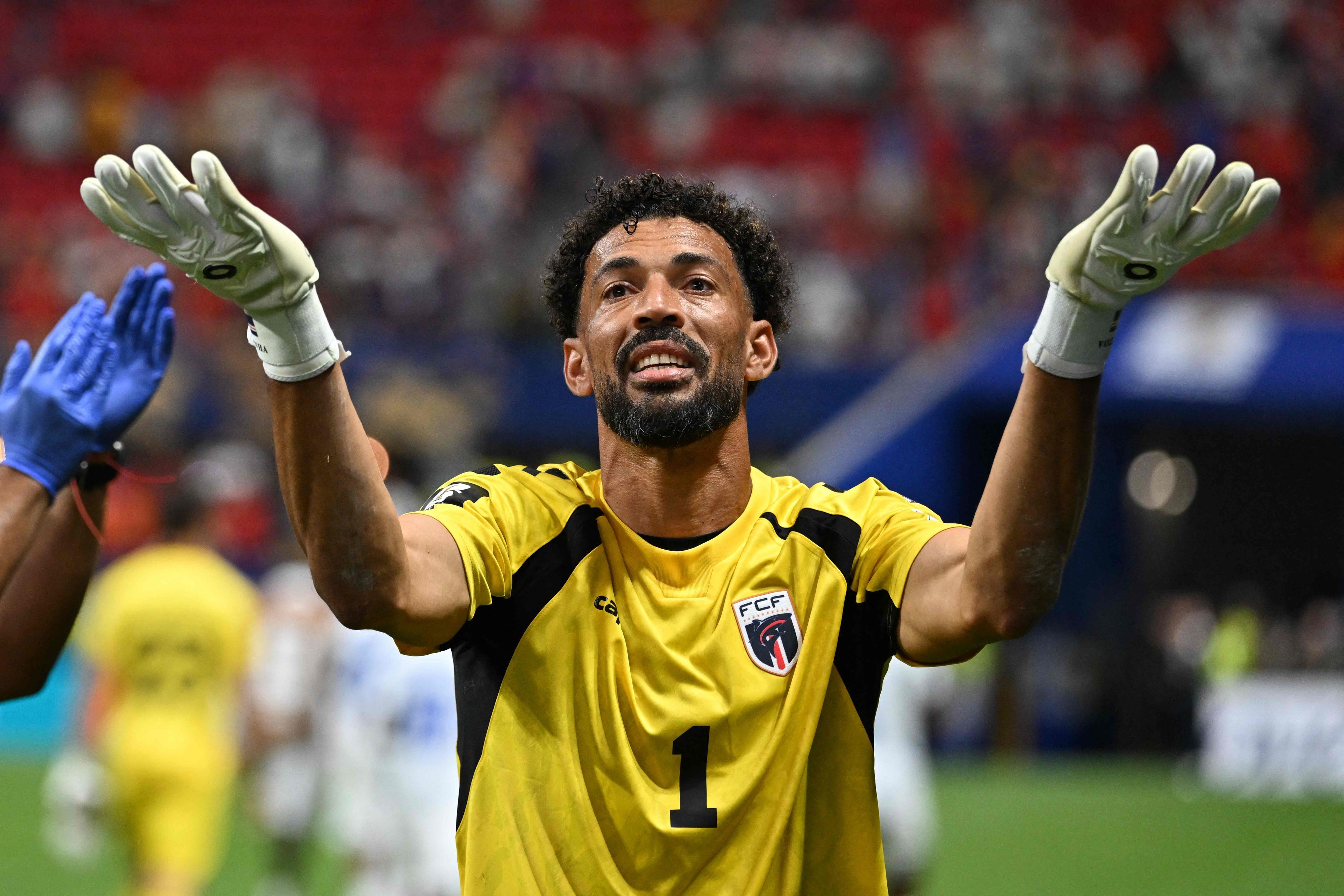 Vozinha ist völlig aufgelöst nach dem Spiel seiner kapverdischen Mannschaft gegen Spanien.