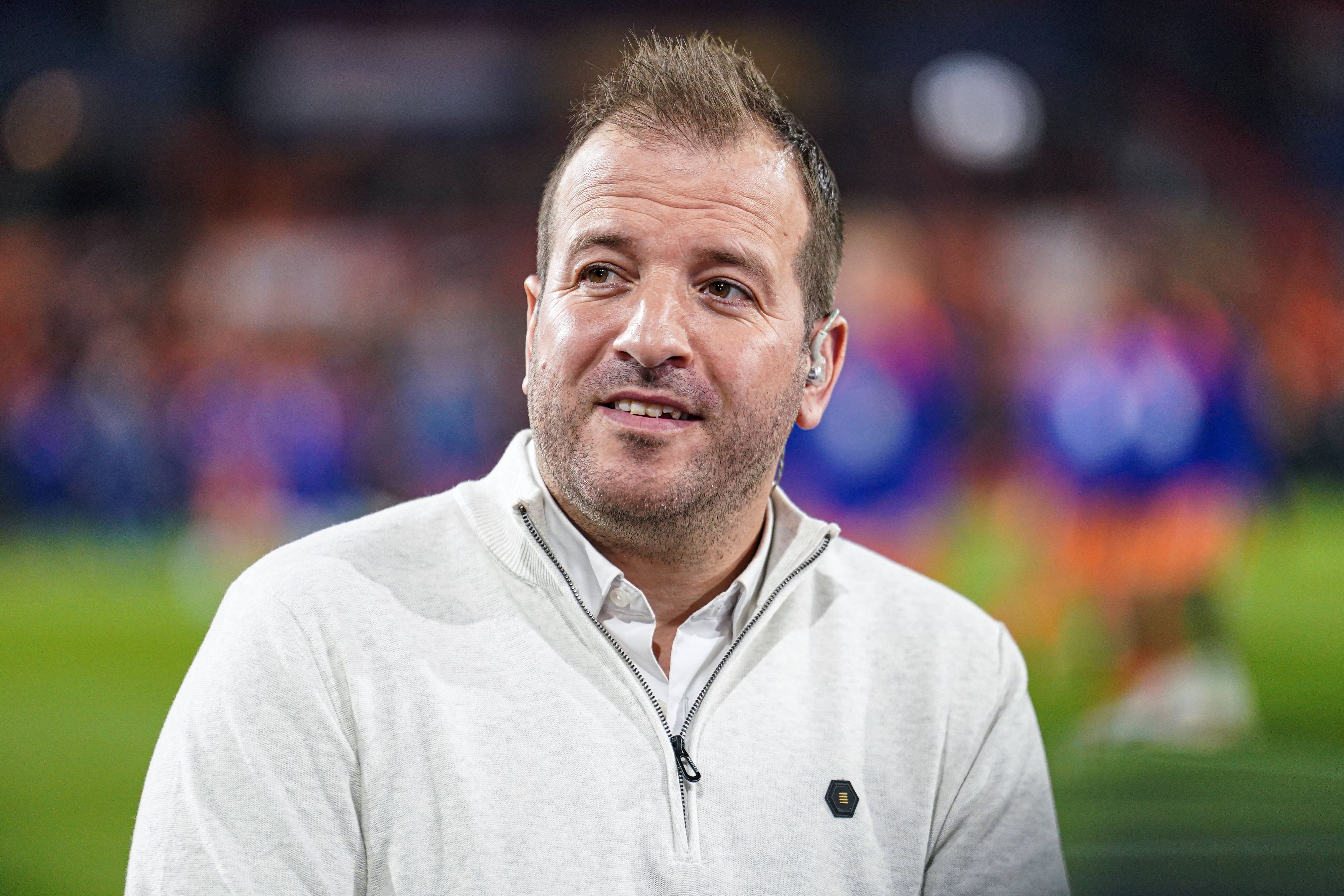 Rafael van der Vaart als TV-Experte.