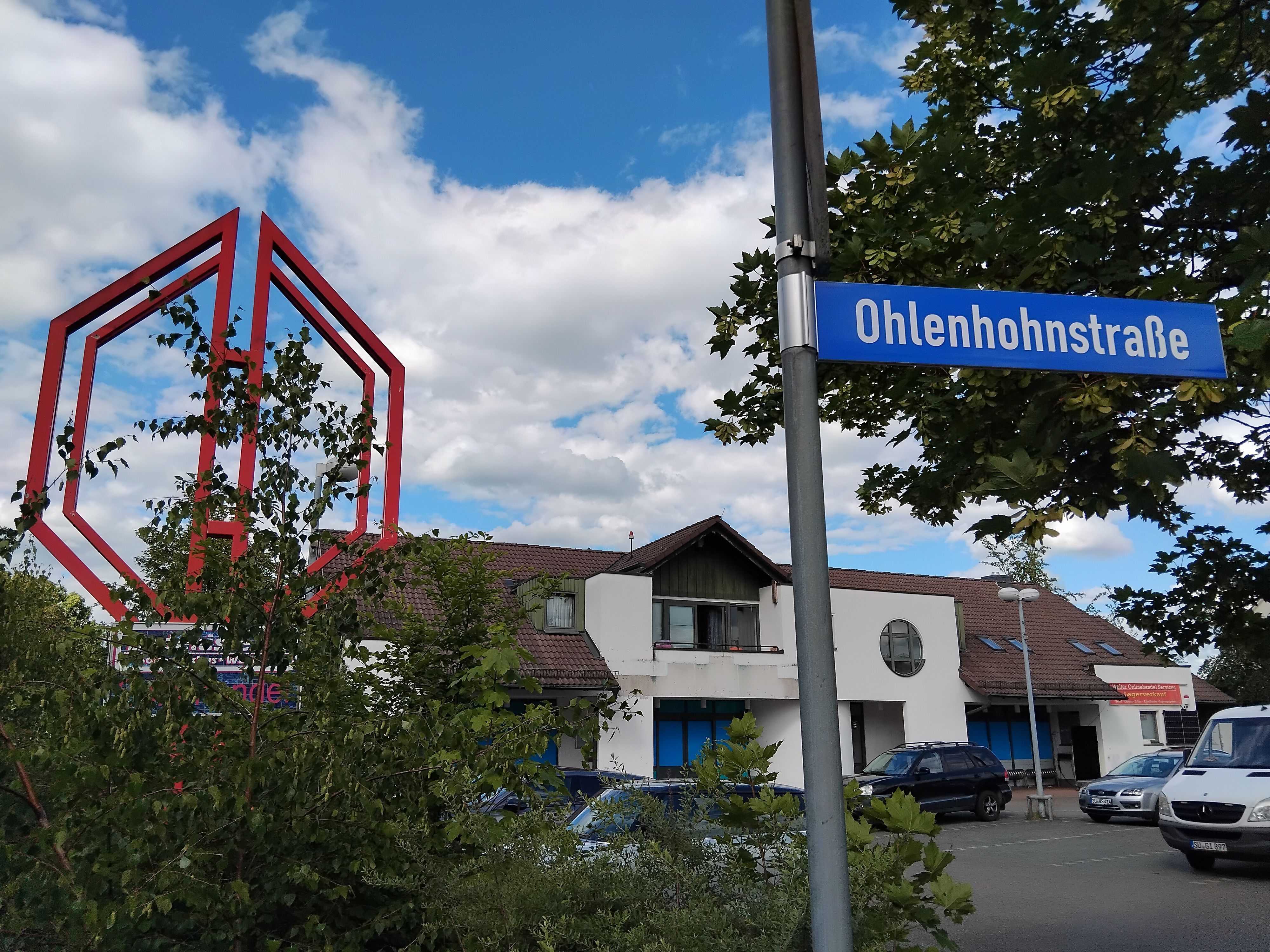 Früheres Supermarktgebäude im Zentrum von Neunkirchen-Seelscheid