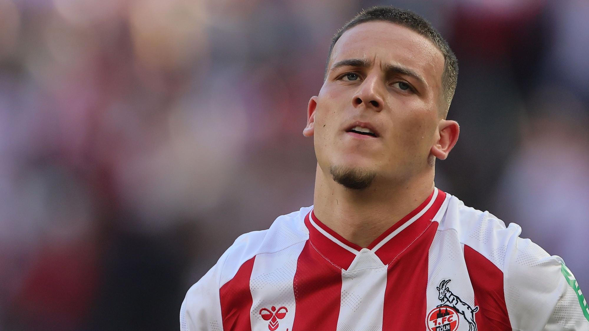 FC-Profi Said El Mala steht für Köln auf dem Feld.