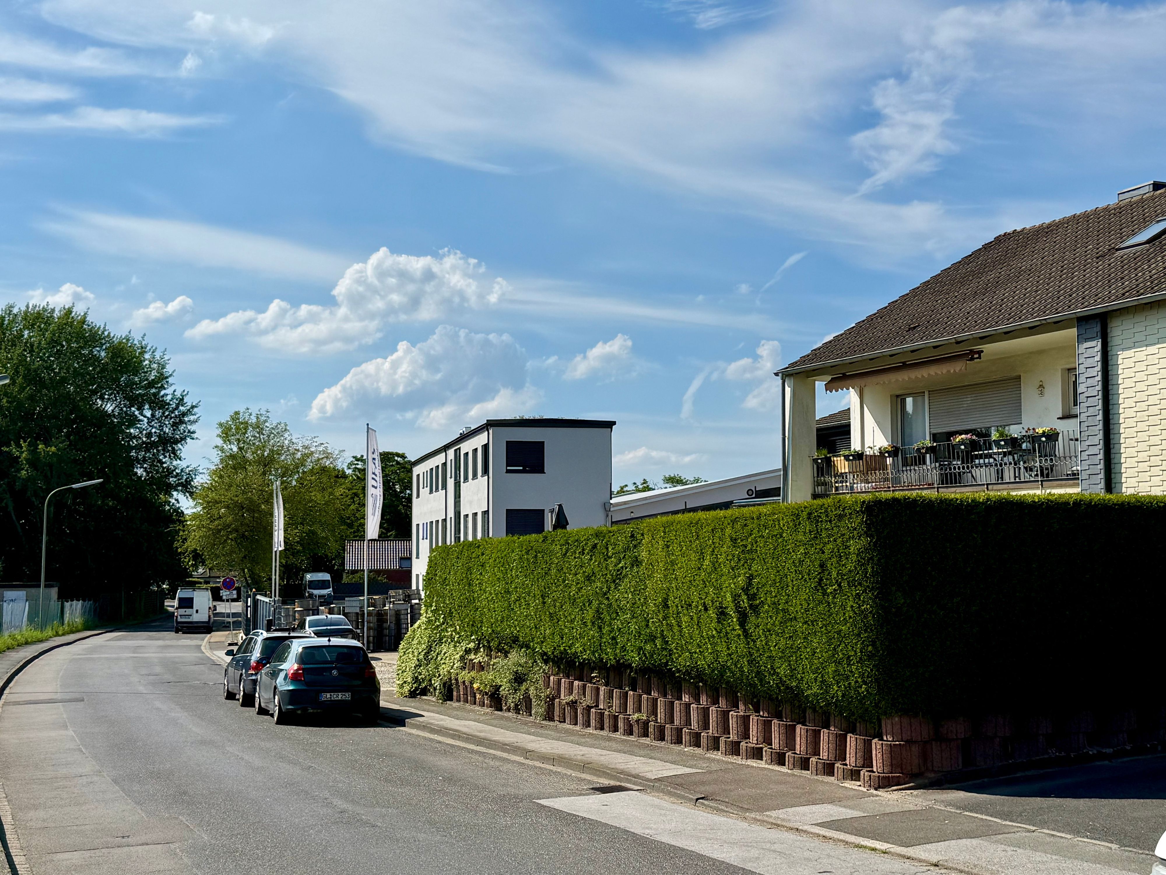 Das Gewerbegebiet an der Griesberger Straße in Burscheid