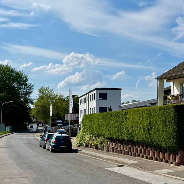 Das Gewerbegebiet an der Griesberger Straße in Burscheid