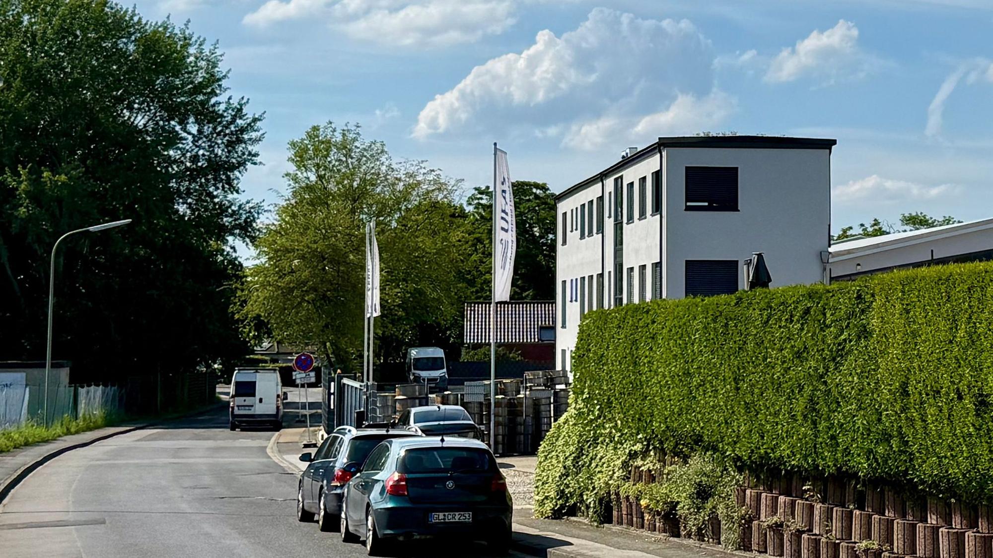 Das Gewerbegebiet an der Griesberger Straße in Burscheid