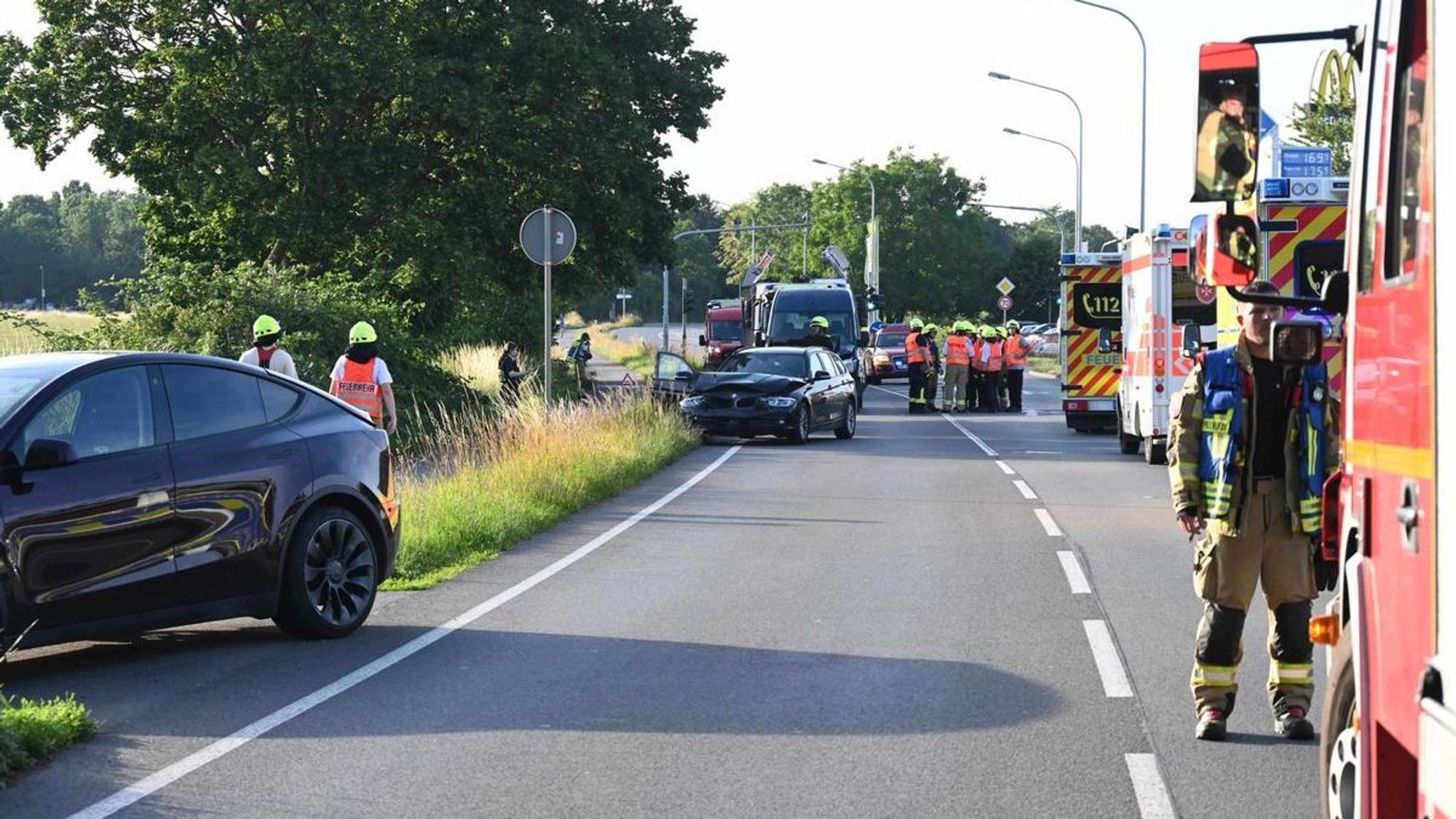 Unfall in Pulheim-Brauweiler.