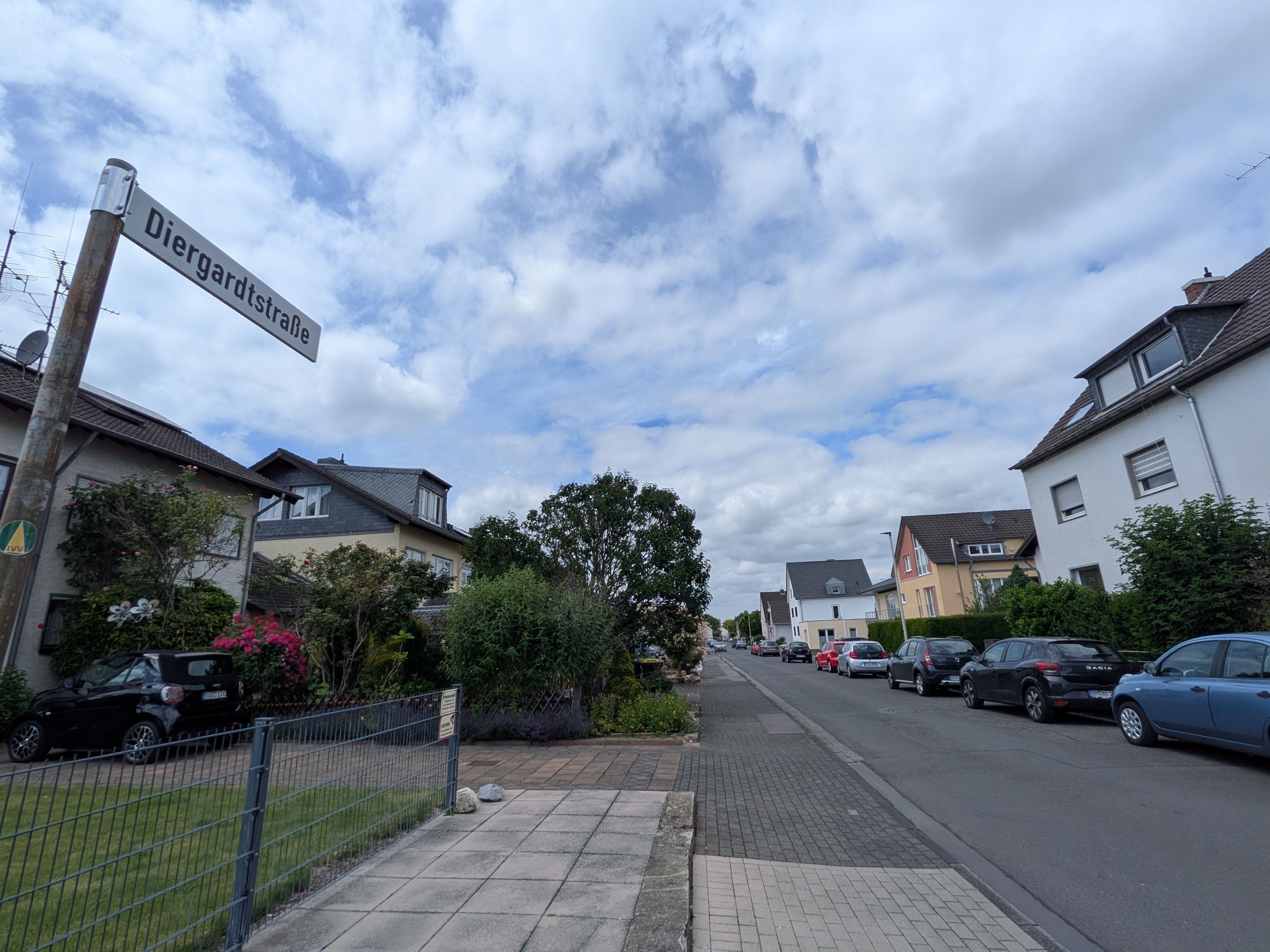 Auf der Diergardtstraße sollen demnächst fünf Bäume für Abkühlung sorgen.