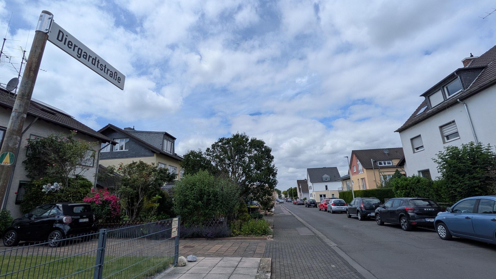 Auf der Diergardtstraße sollen demnächst fünf Bäume für Abkühlung sorgen.
