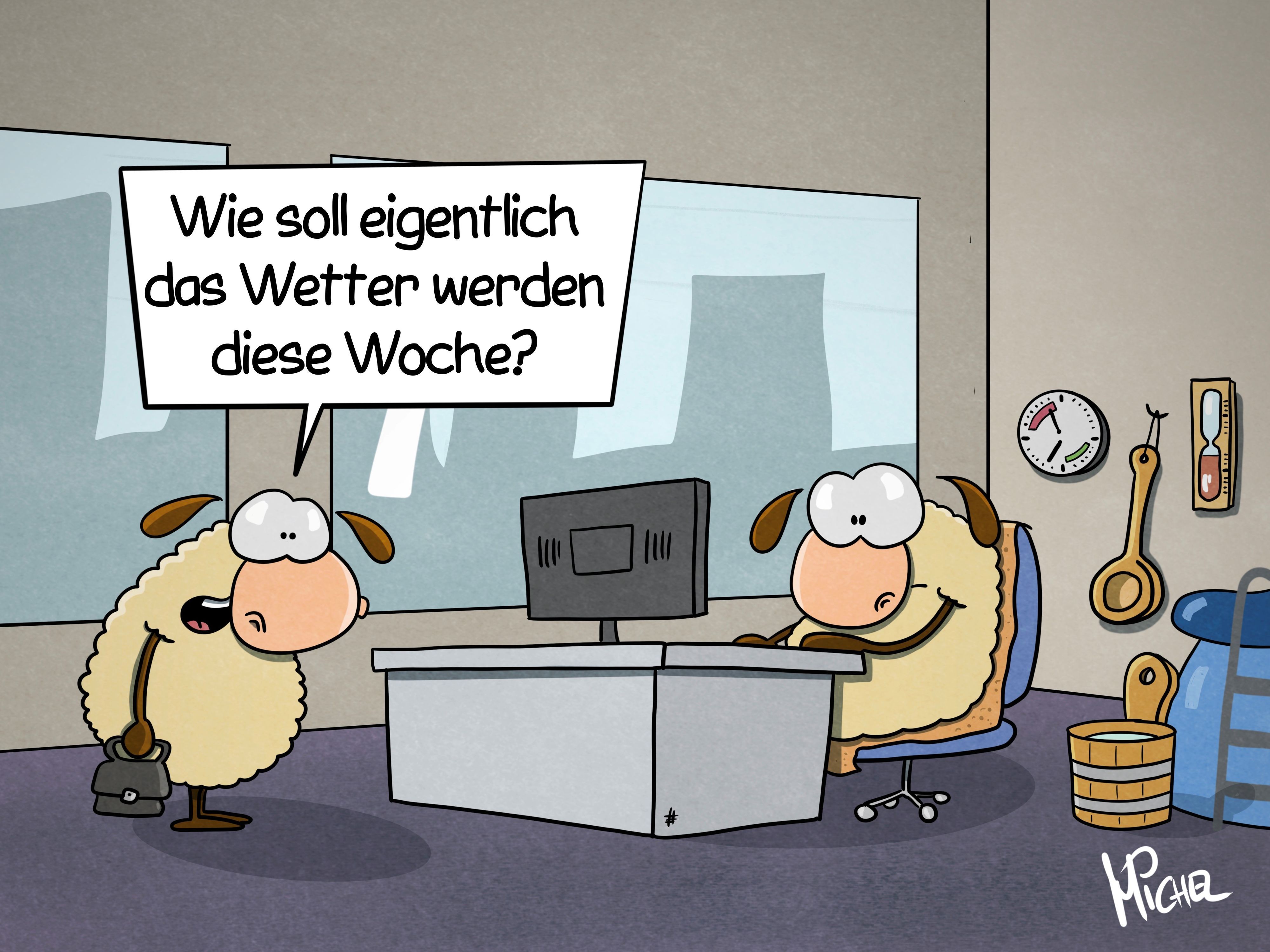 Cartoon Hitze