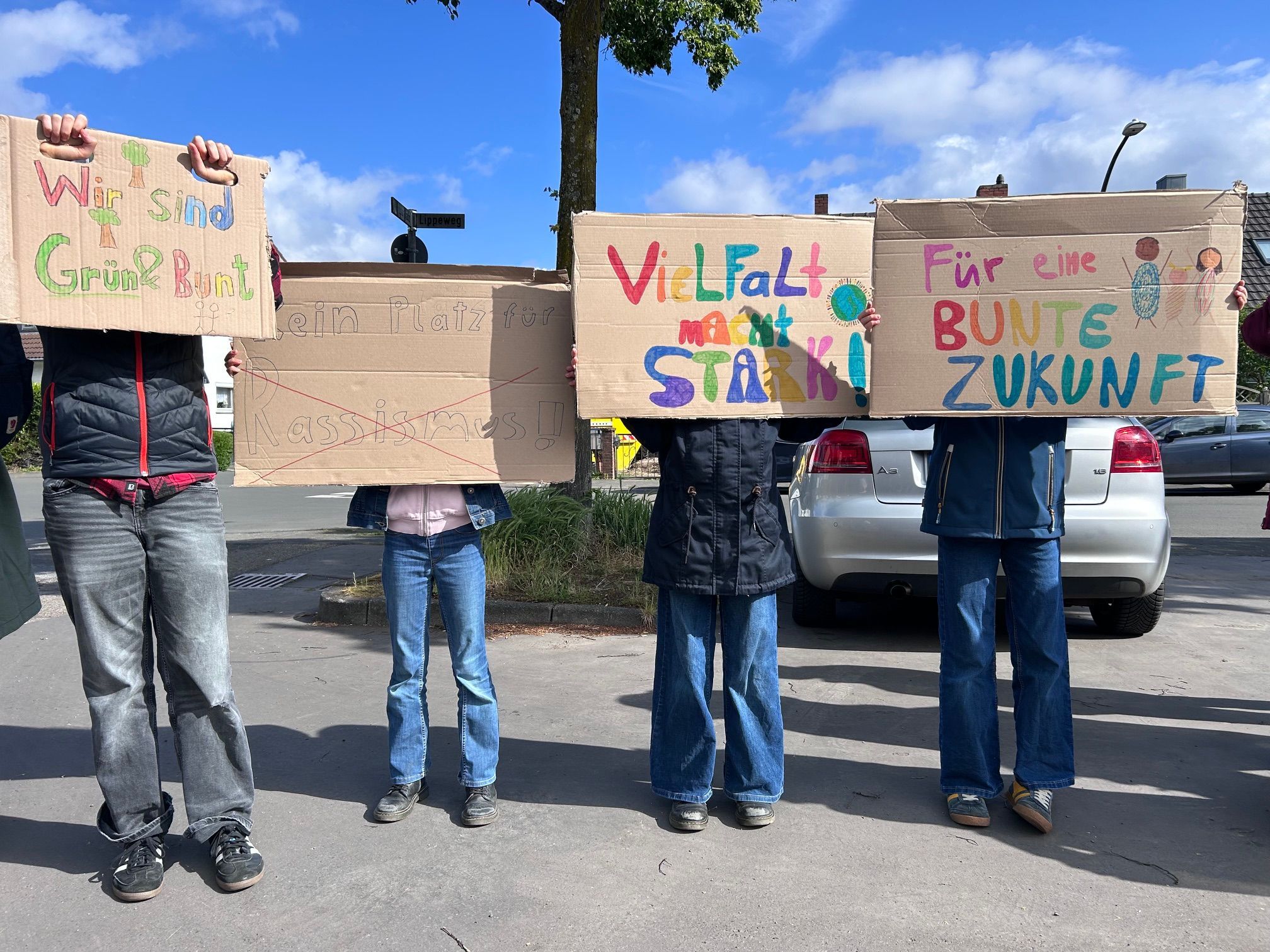Mit Plakaten die Demokratie stärken.
