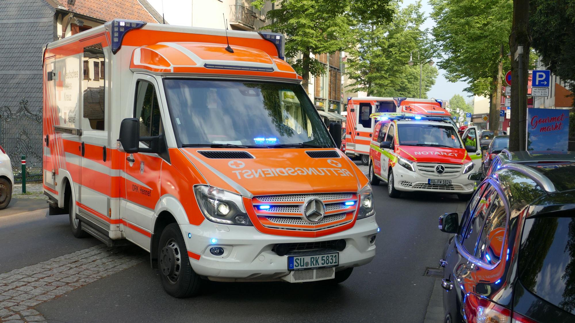 Der Rettungsdienst wurde an den heißen Tagen aufgestockt. Archivfoto.