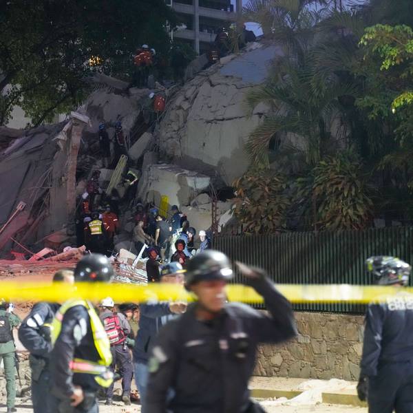 Rettungsarbeiten nach dem Erdbeben in Venezuela.