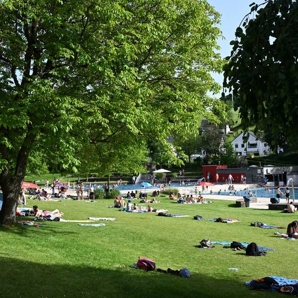 Das Foto zeigt das Freibad Hoffnungsthal