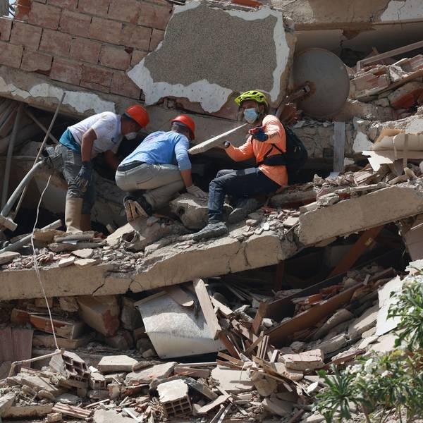 Die Suche nach Verschütteten unter den Trümmern nach dem schweren Doppelbeben in Venezuela geht unermüdlich weiter.