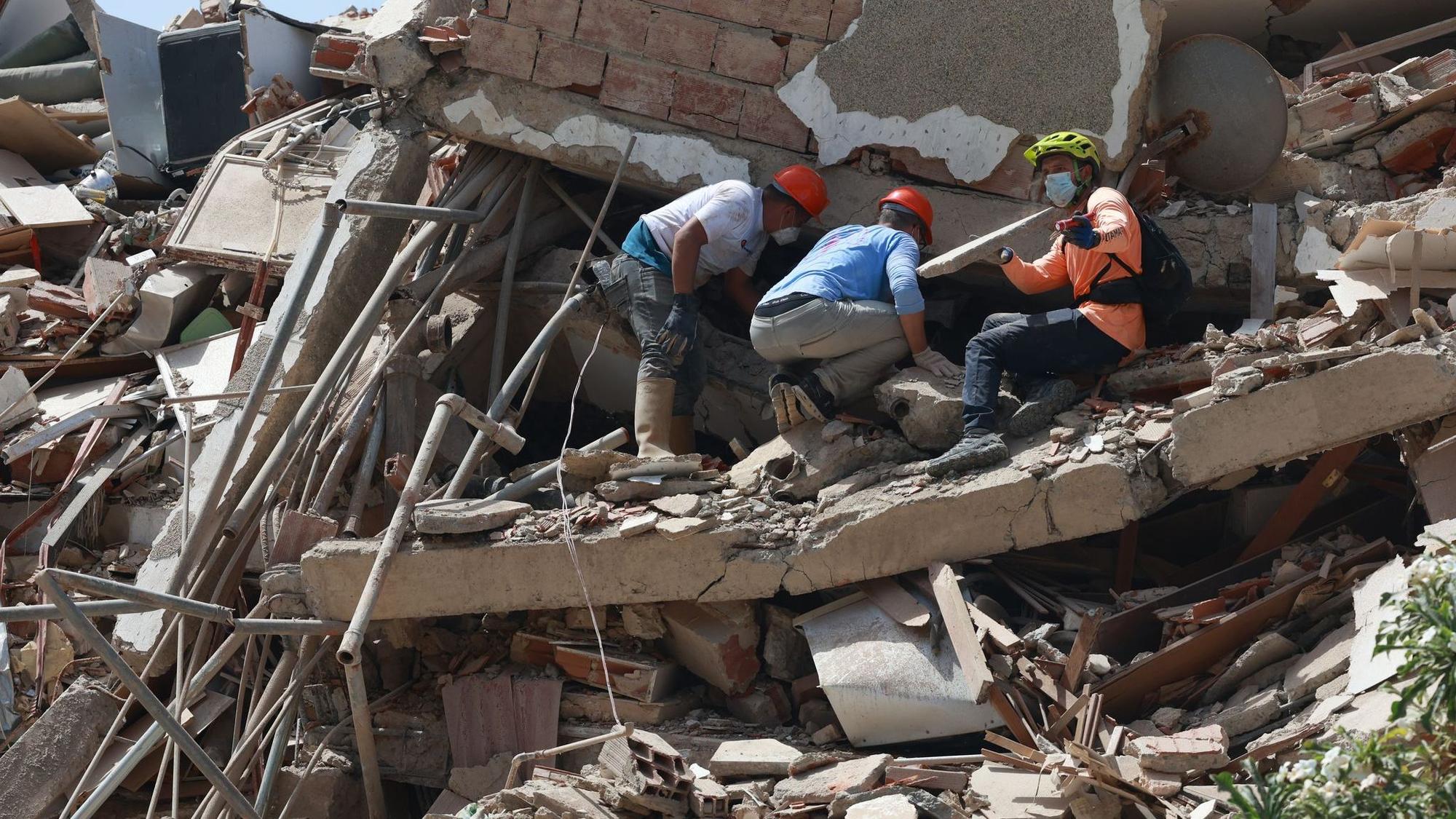 Die Suche nach Verschütteten unter den Trümmern nach dem schweren Doppelbeben in Venezuela geht unermüdlich weiter.