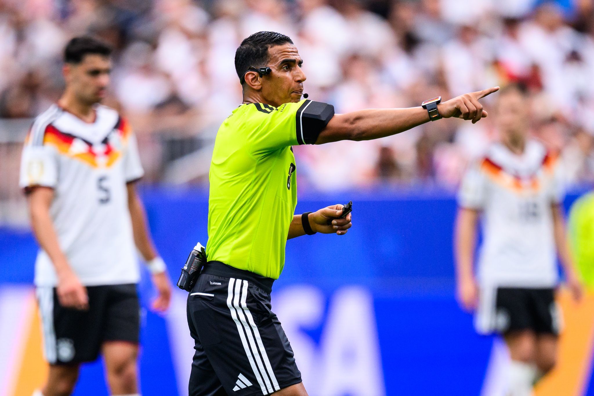 Pfeift erneut ein deutsches WM-Spiel: Jalal Jayed. (Archivbild)