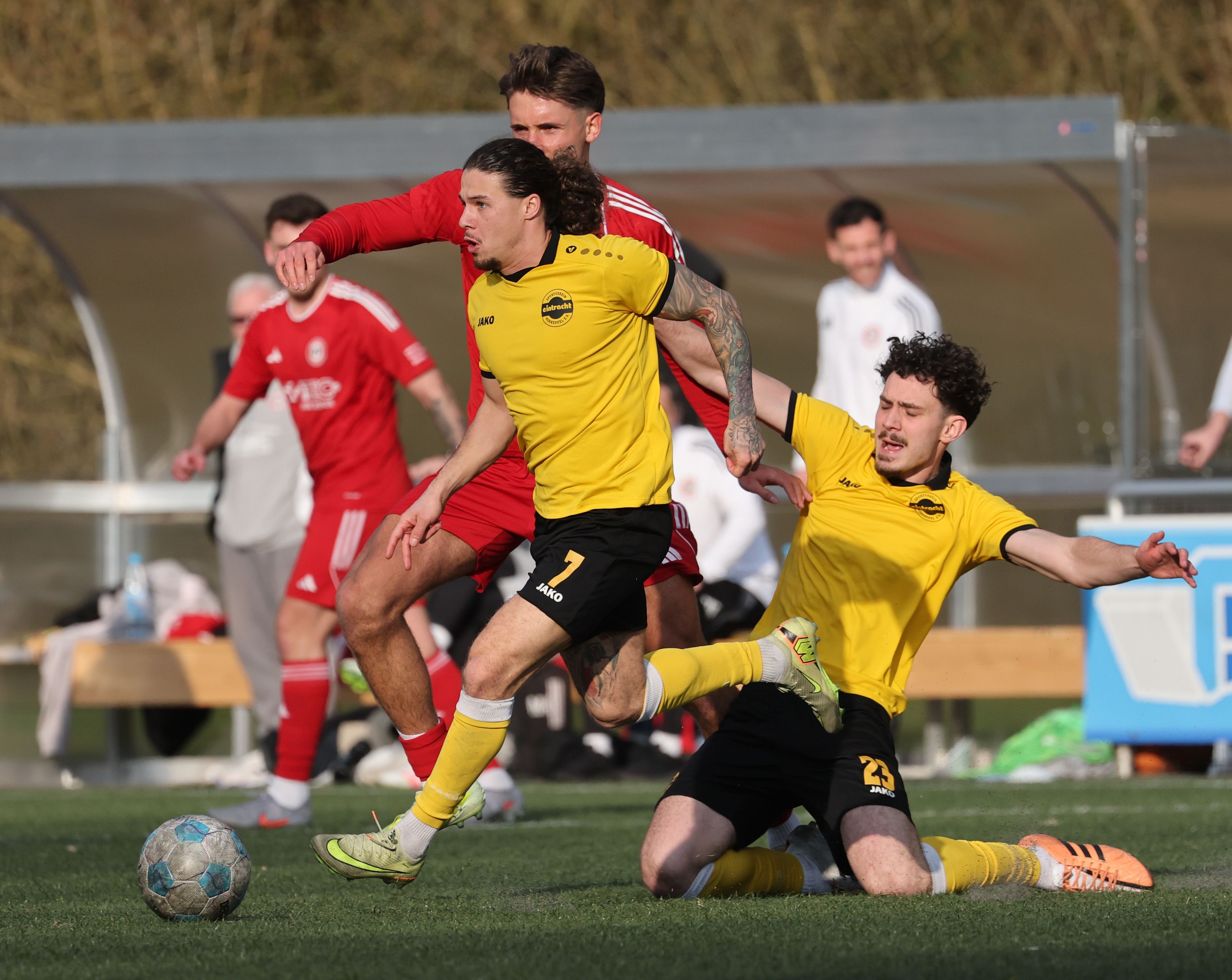 Spielszene gegen Bergisch Gladbach.