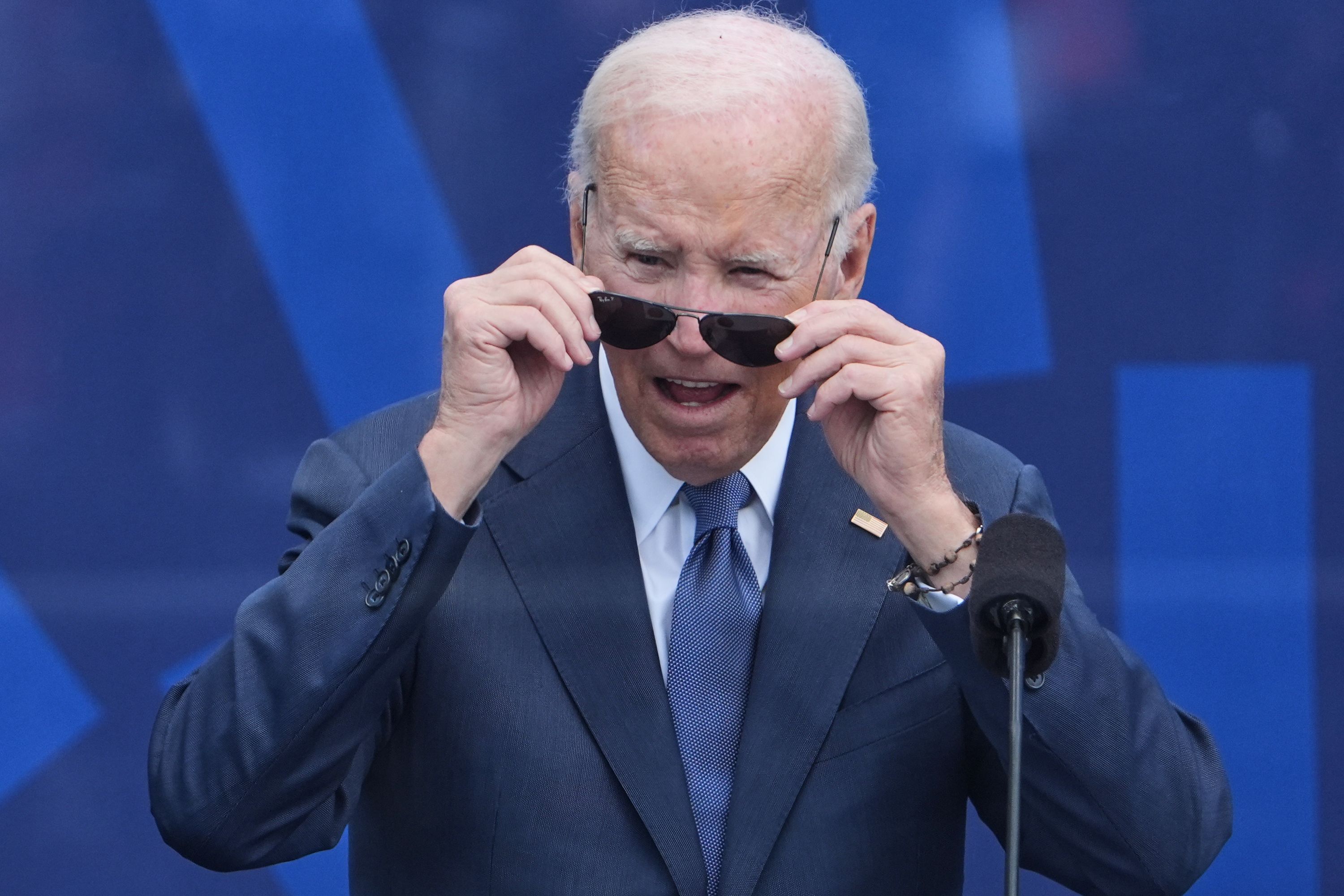 Der ehemalige US-Präsident Joe Biden hat eine Rede vor demokratischen Anhängern gehalten. (Archivbild)