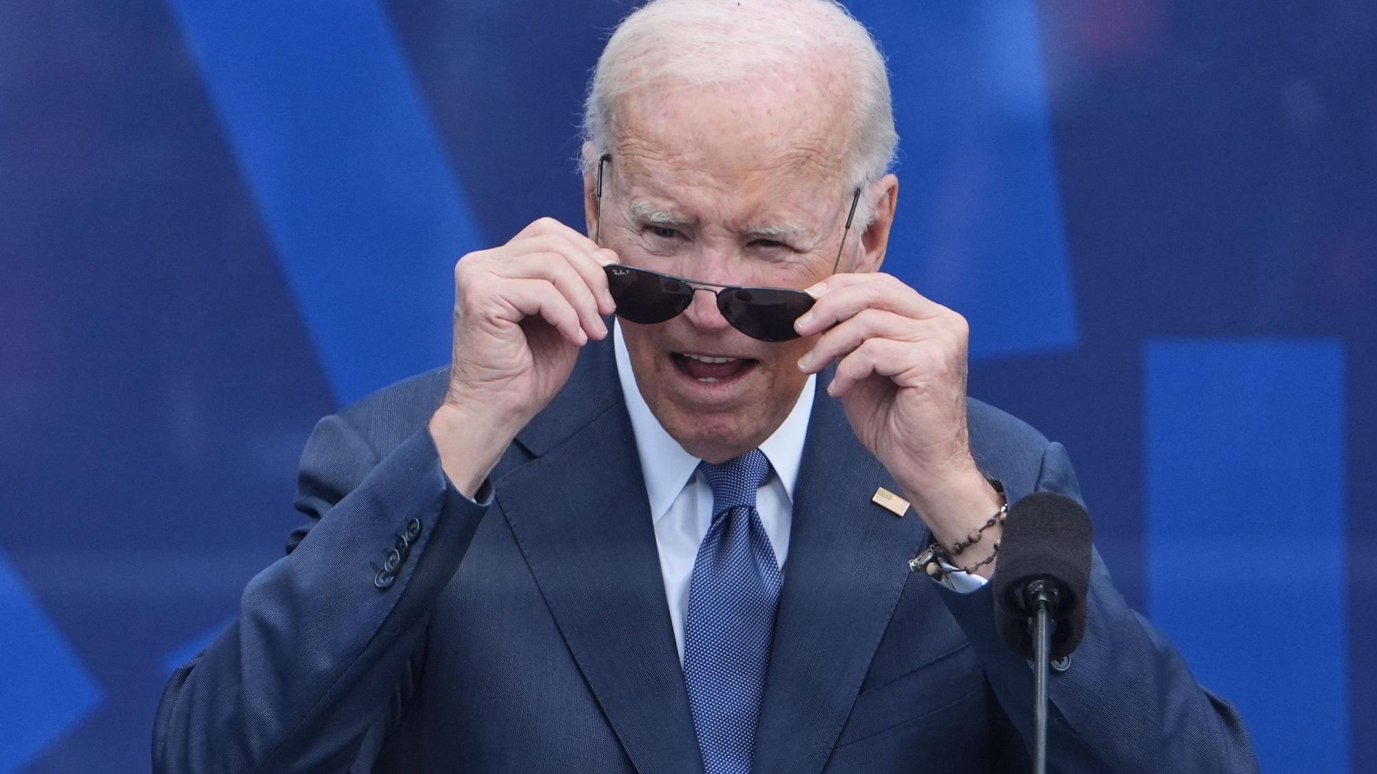 Der ehemalige US-Präsident Joe Biden hat eine Rede vor demokratischen Anhängern gehalten. (Archivbild)