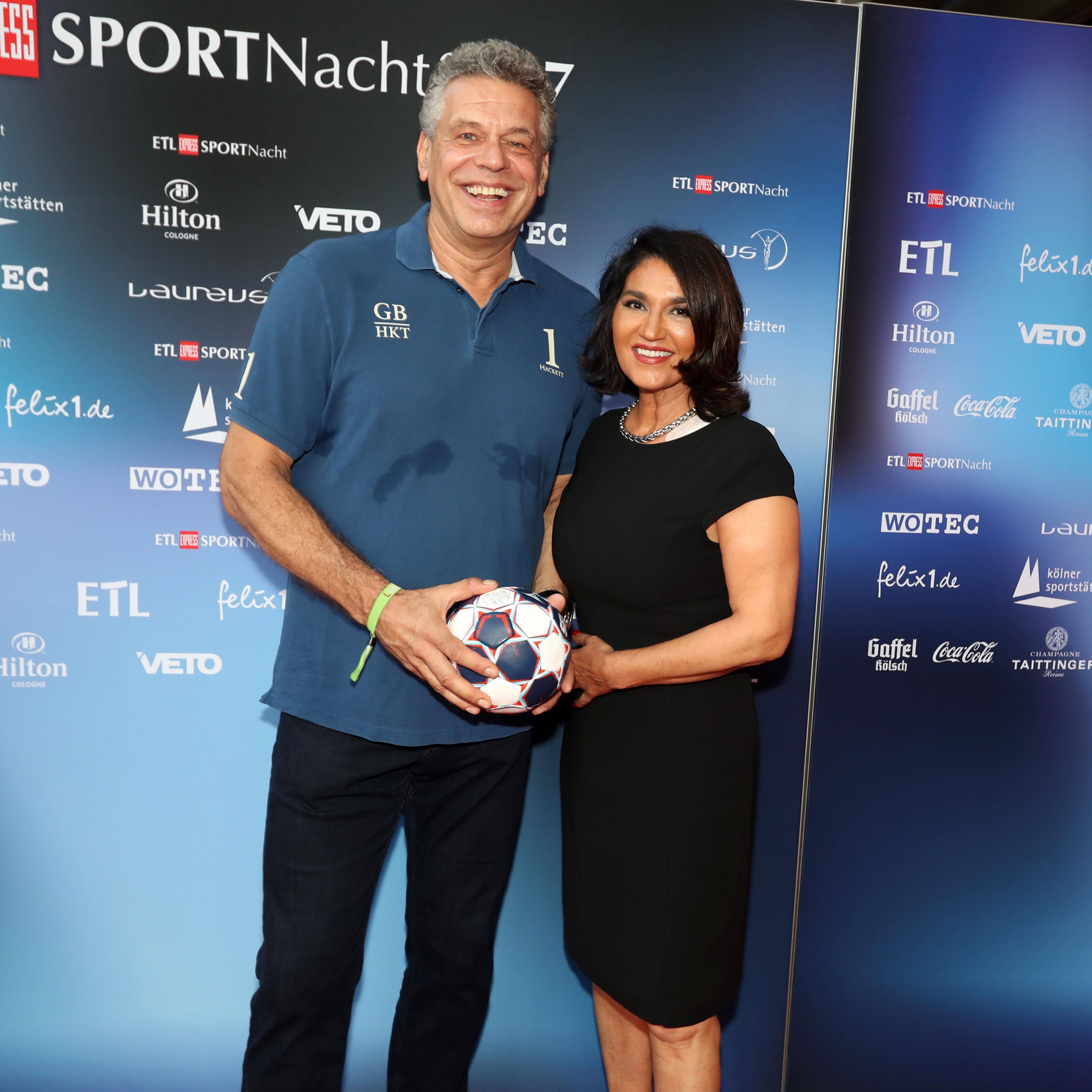 Jürgen Hingsen mit Partnerin Francesca.