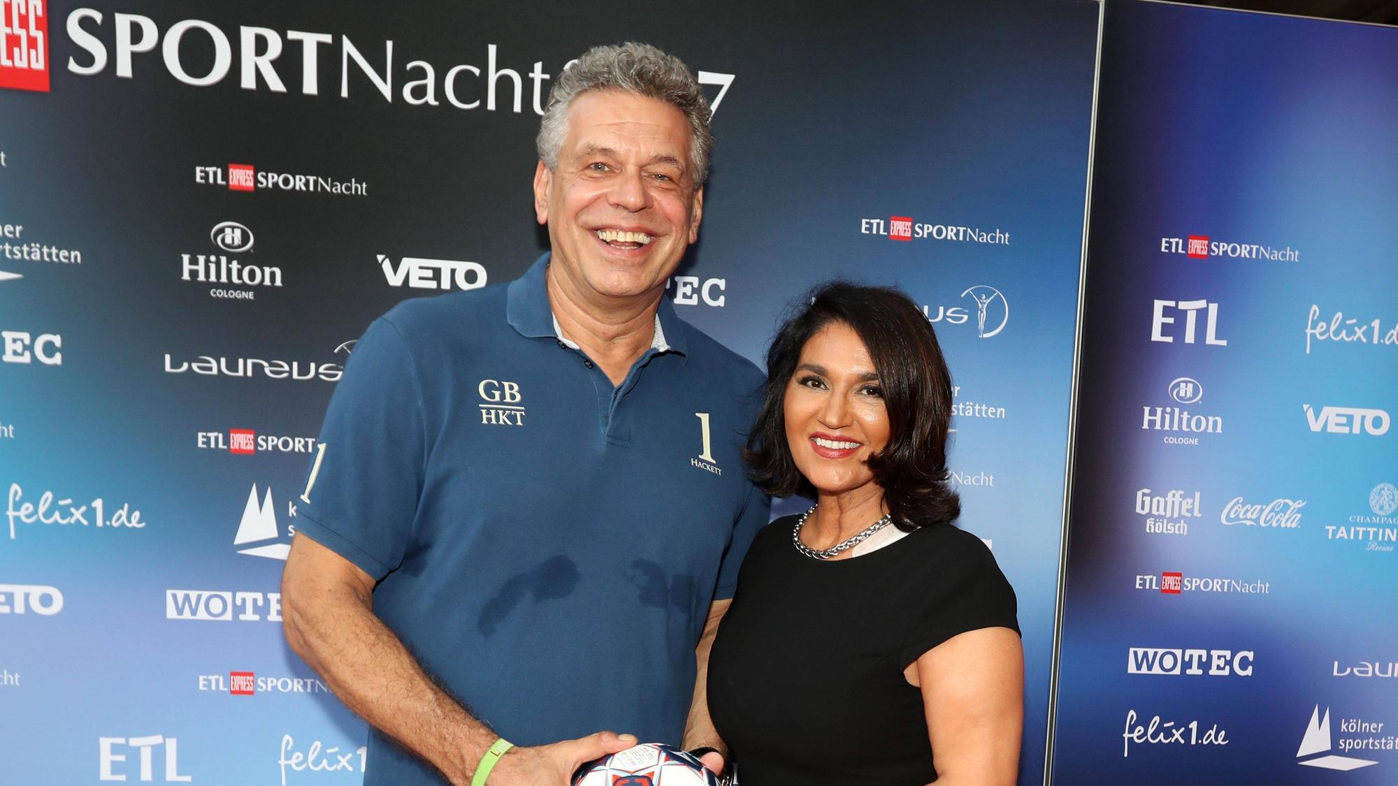 Jürgen Hingsen mit Partnerin Francesca.