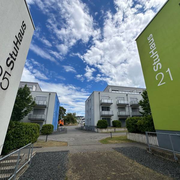 Studentenwohnheime der Hochschule Bonn-Rhein-Sieg in Sankt Augustin.