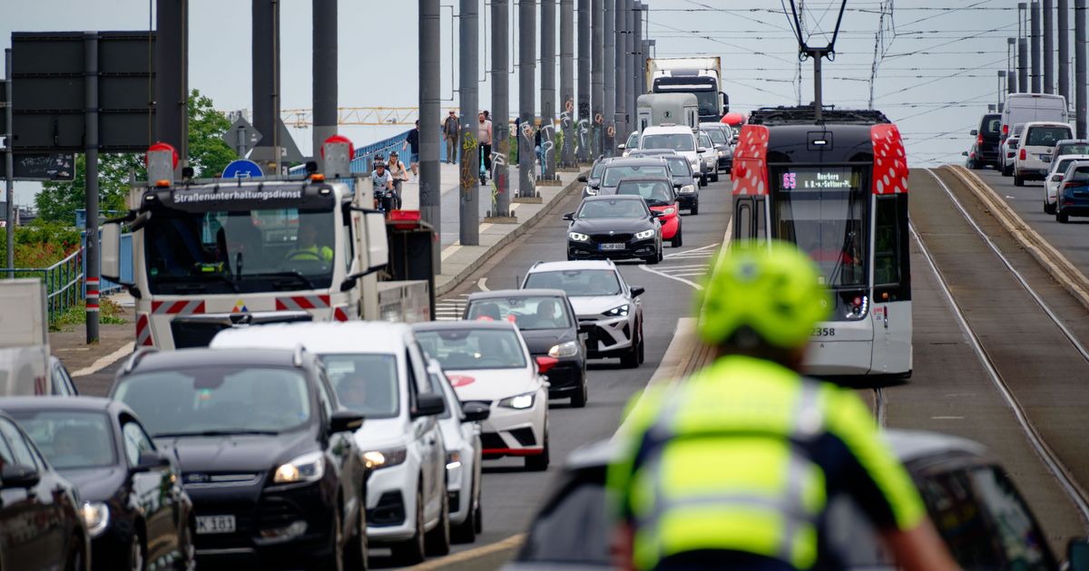 Nordbrücke gesperrt: Neue Verkehrsführung auf der Kennedybrücke gegen ...