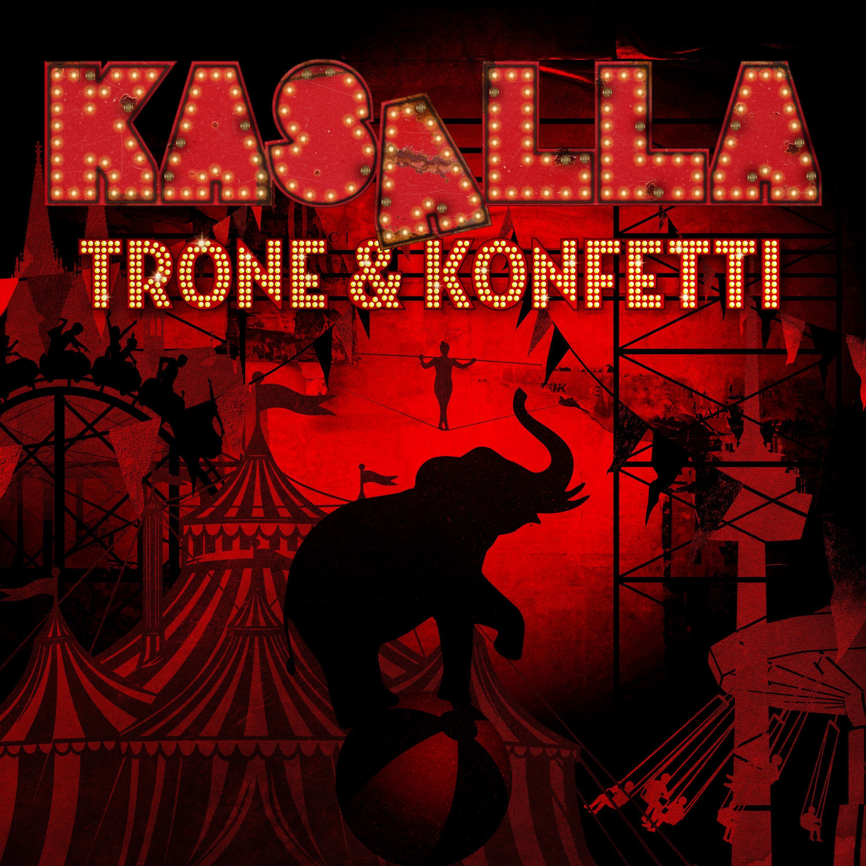 Das Cover der Kasalla-CD „Trone & Konfetti“.