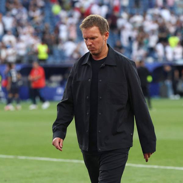 Der geknickte Bundestrainer Julian Nagelsmann.