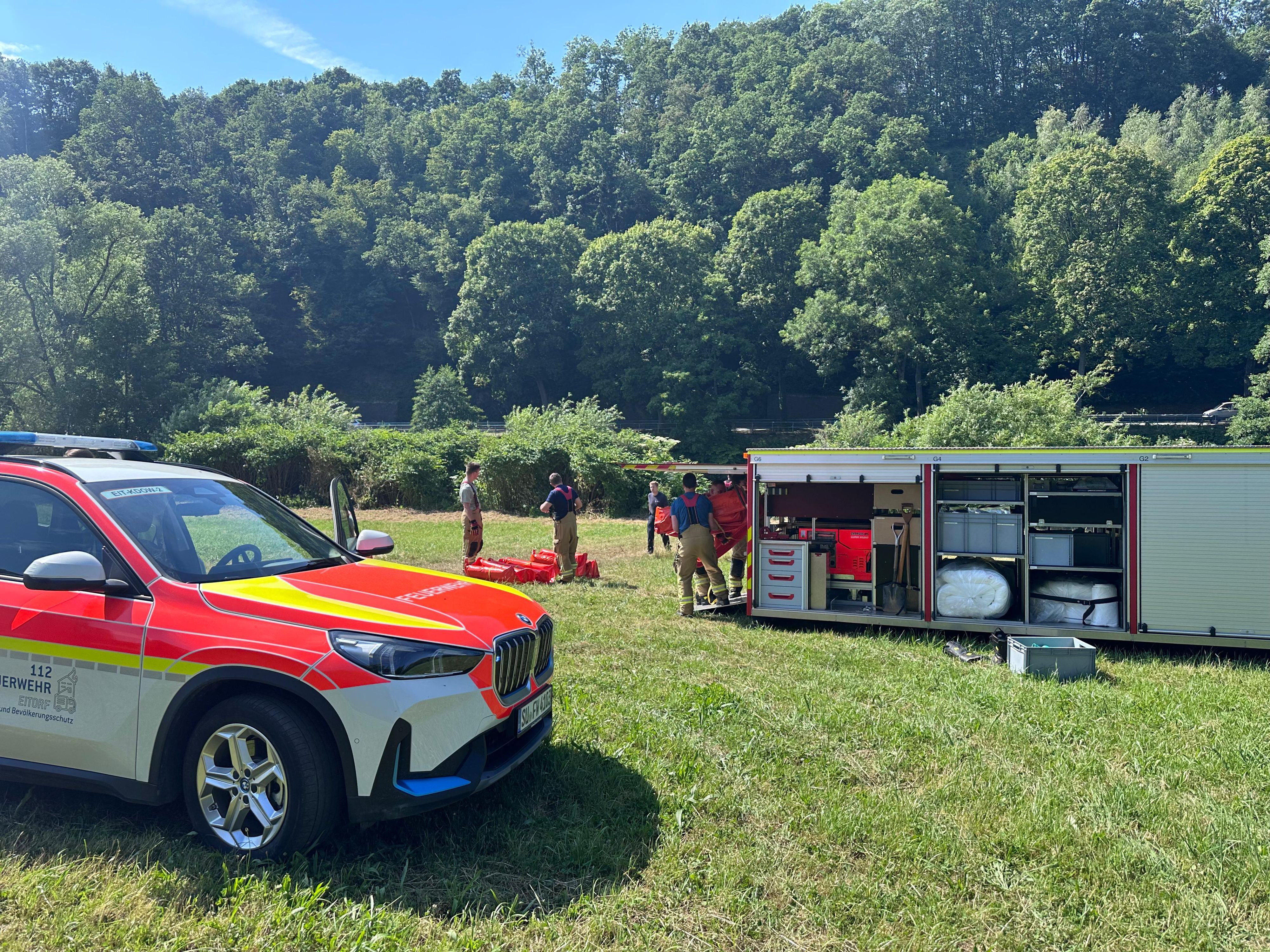 Die Feuerwehr war mit 52 Kräften vor Ort.