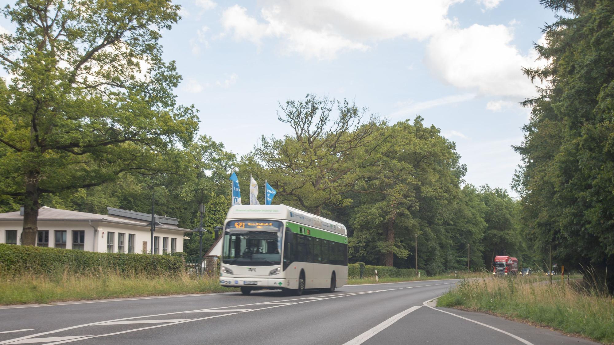 Von der Buslinie 423 soll der Halt „Gut Leidenhausen“ künftig nicht mehr angefahren werden.