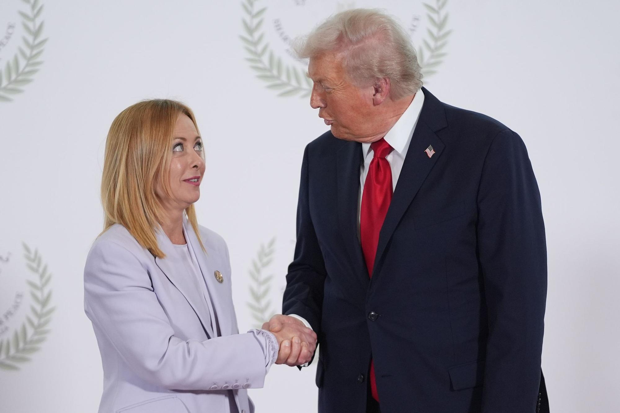 Gehen sie beim Nato-Gipfel im Guten auseinander? Diese Frage stellt sich nach den jüngsten Auseinandersetzungen von Trump und Meloni. (Archivbild)