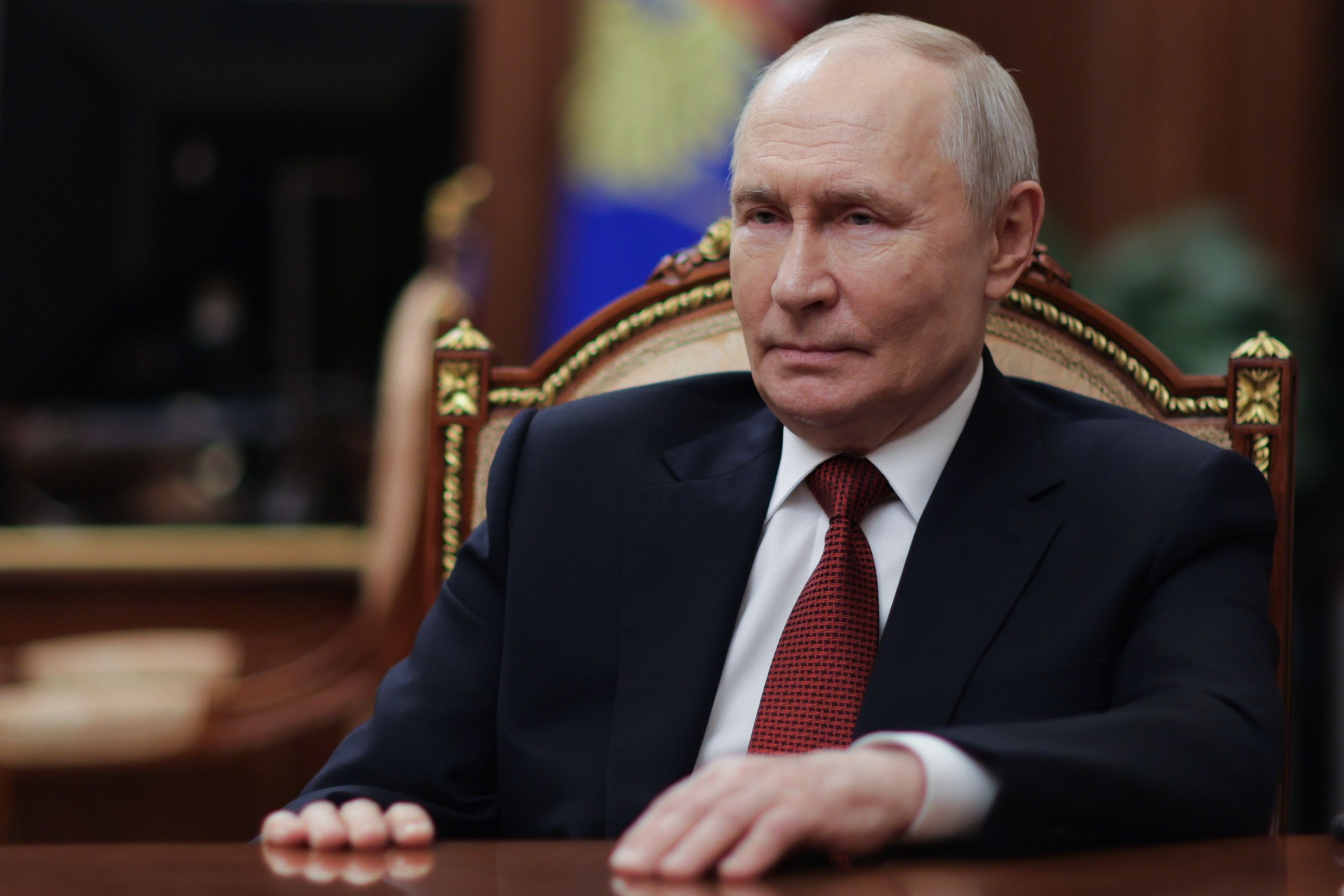 Das Foto zeigt Wladimir Putin.