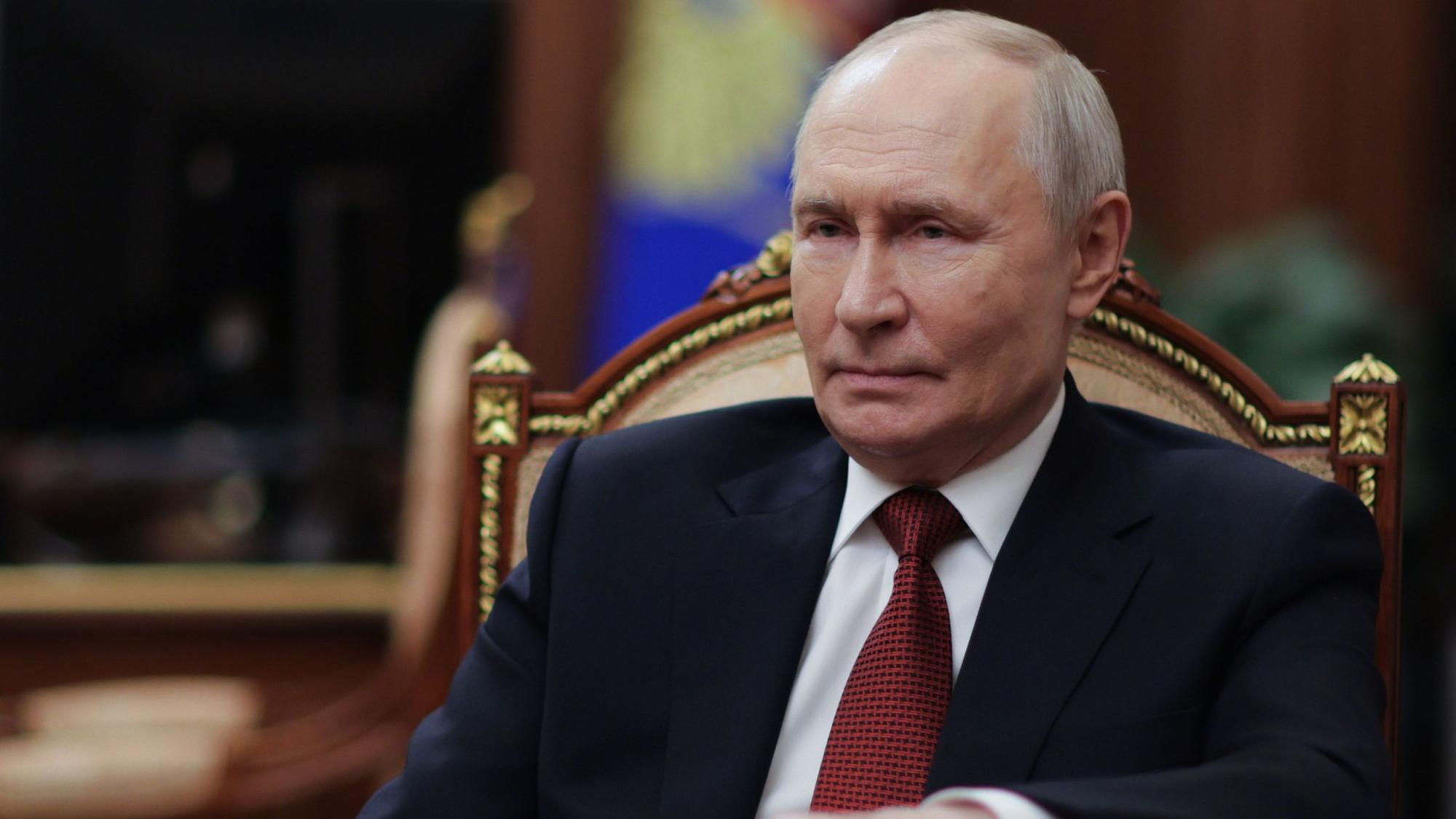 Das Foto zeigt Wladimir Putin.