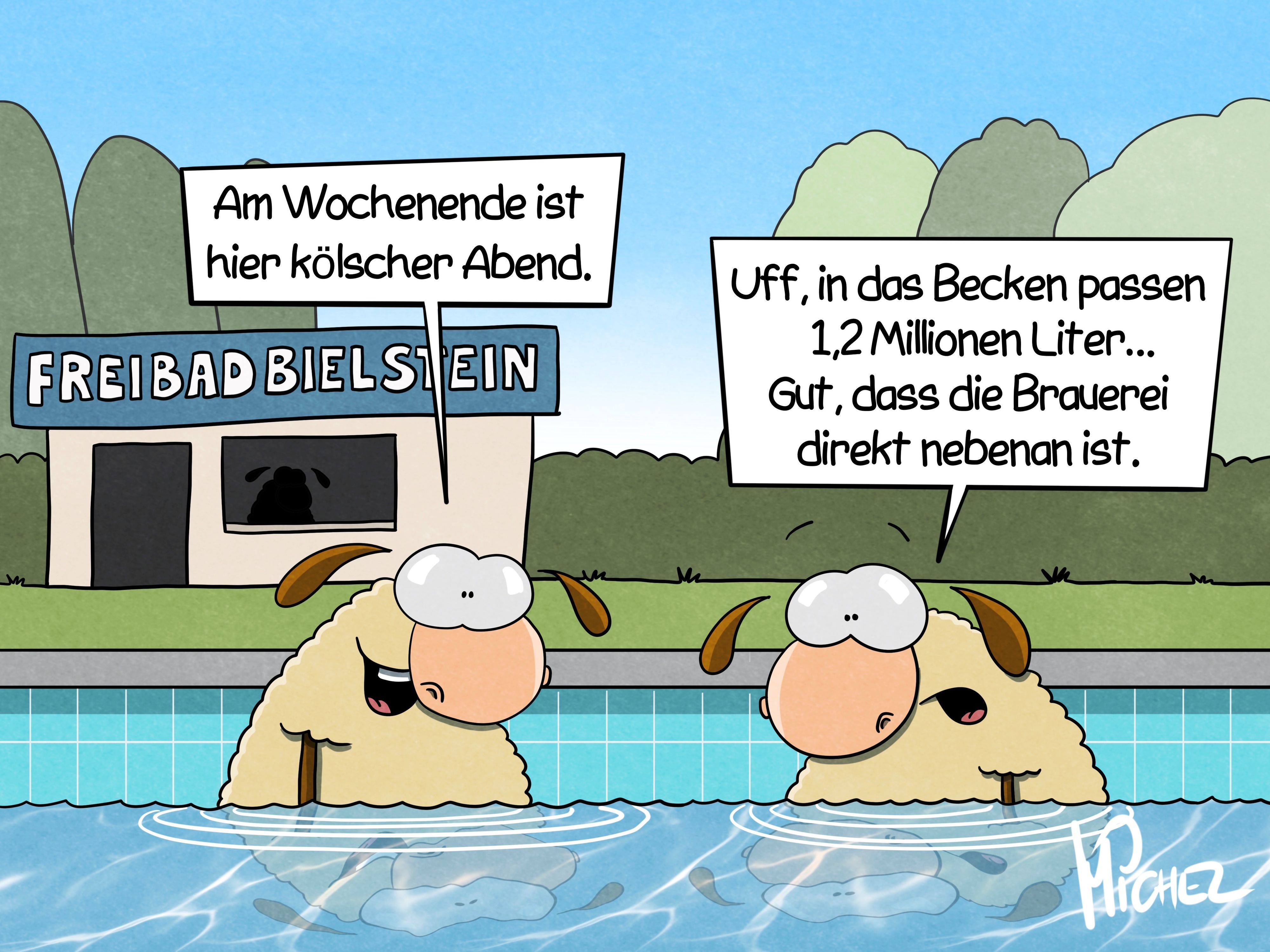 Der-Oberberg-Cartoon-Ein-feucht-fr-hliches-Wochenende-im-Freibad-Bielstein