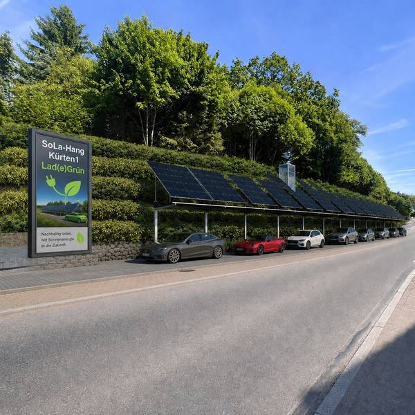Der Solarhang an der Wipperfürther Straße in einer Visualisierung