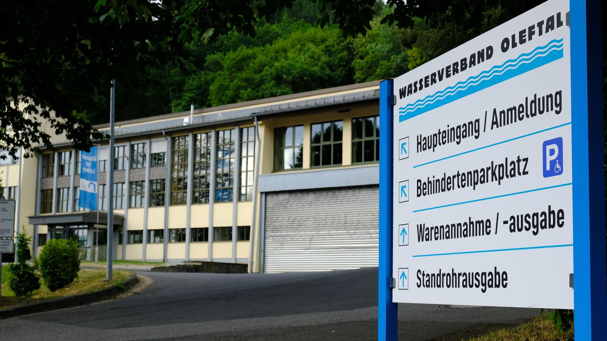 Das Wasserwerk des Wasserverbanfs Oleftal in Hellenthal.