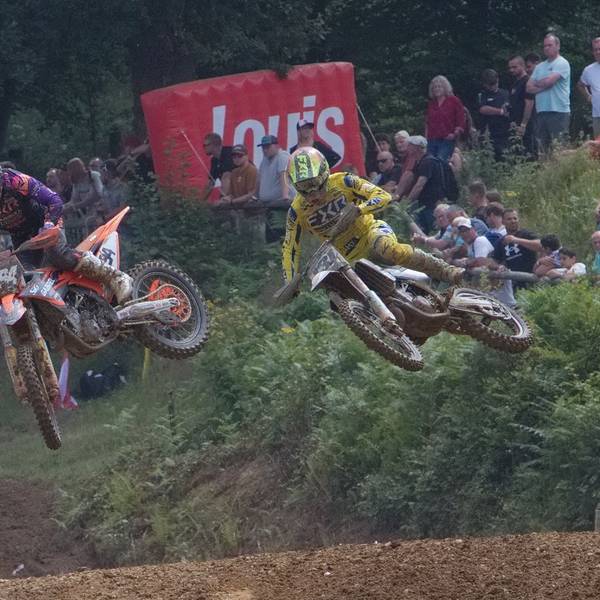 Rennszene aus dem Motocross