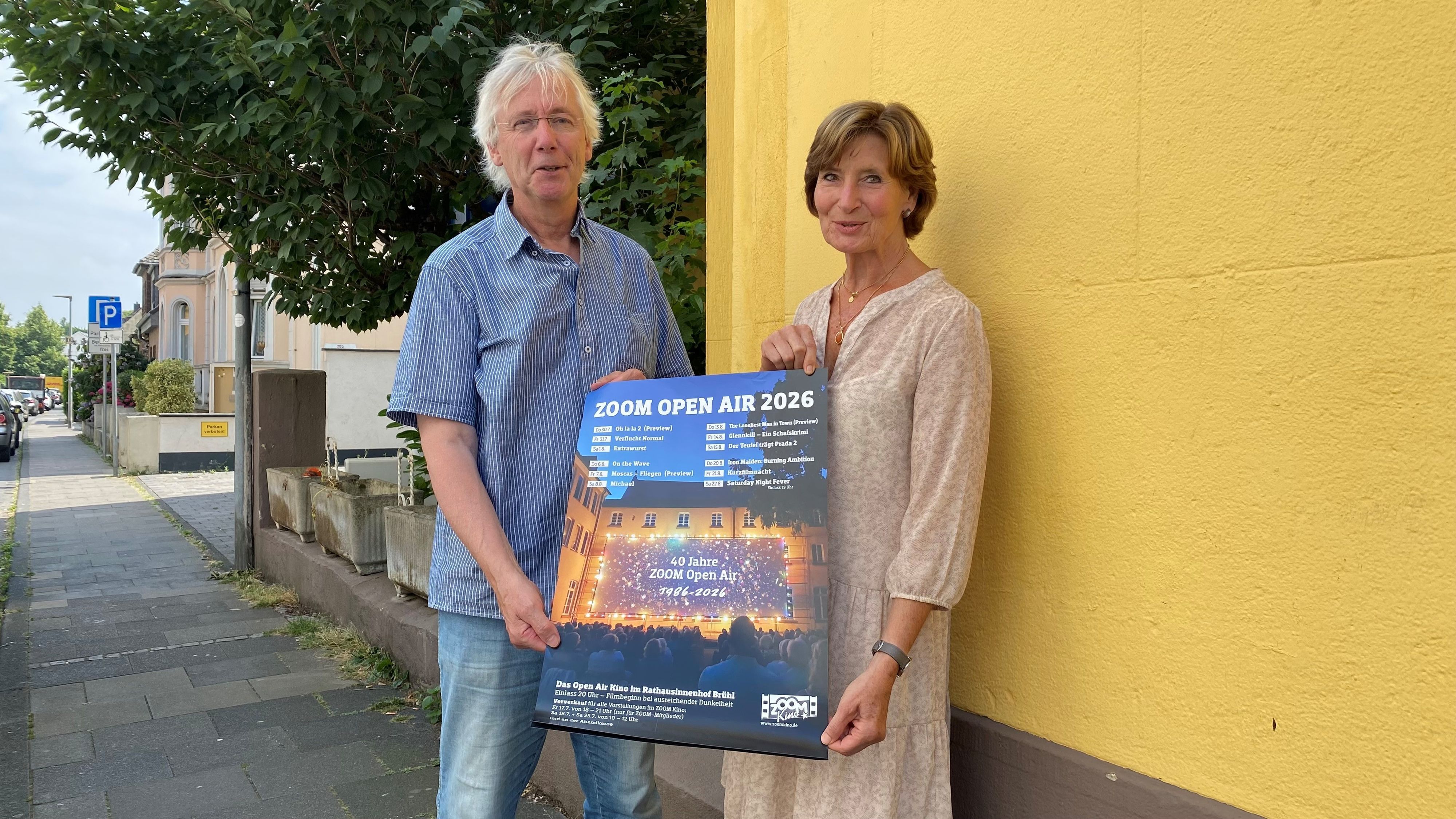 Zu sehen sind Angelika Nieling und Hans-Jörg Blondiau.