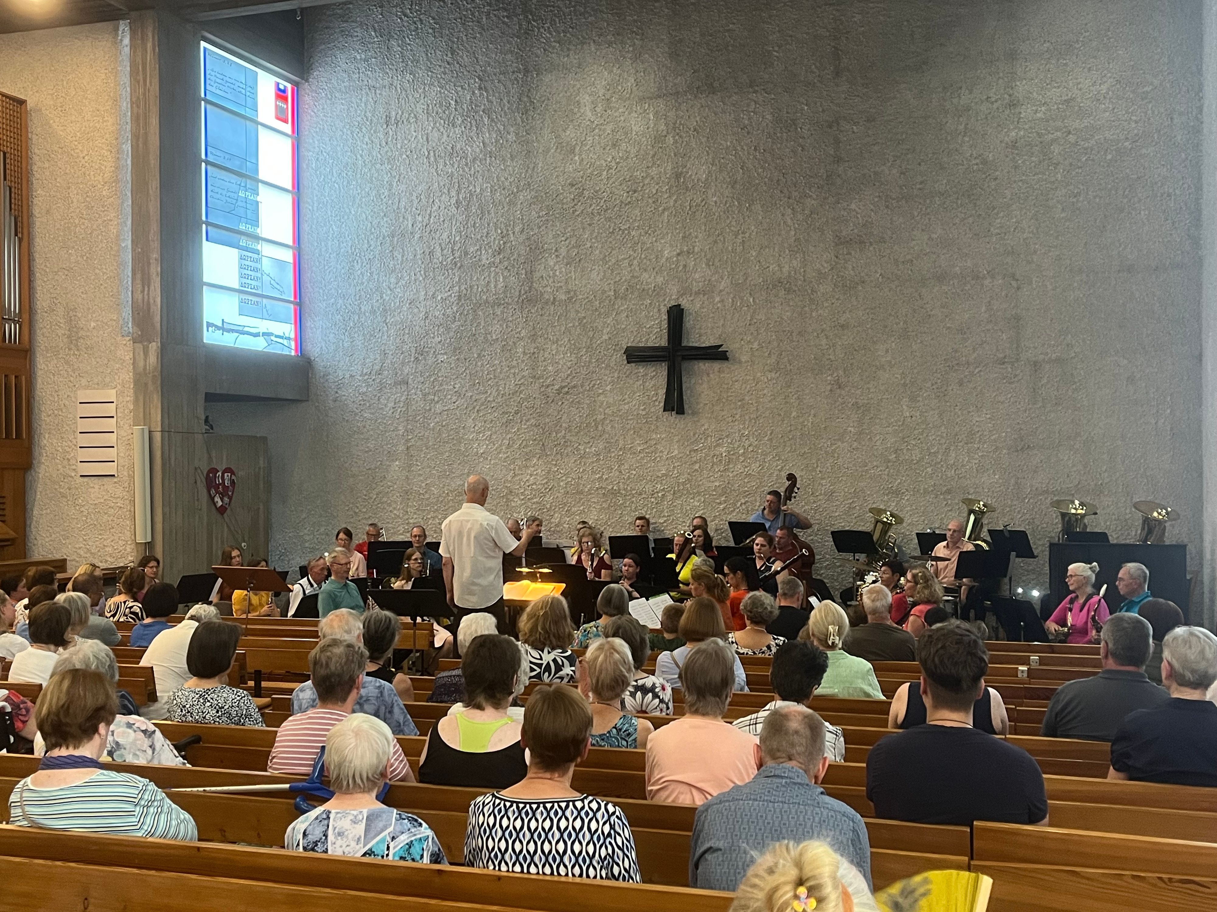 Das Sinfonische Blasorchester Wahnheide spielt sein Sommerkonzert.