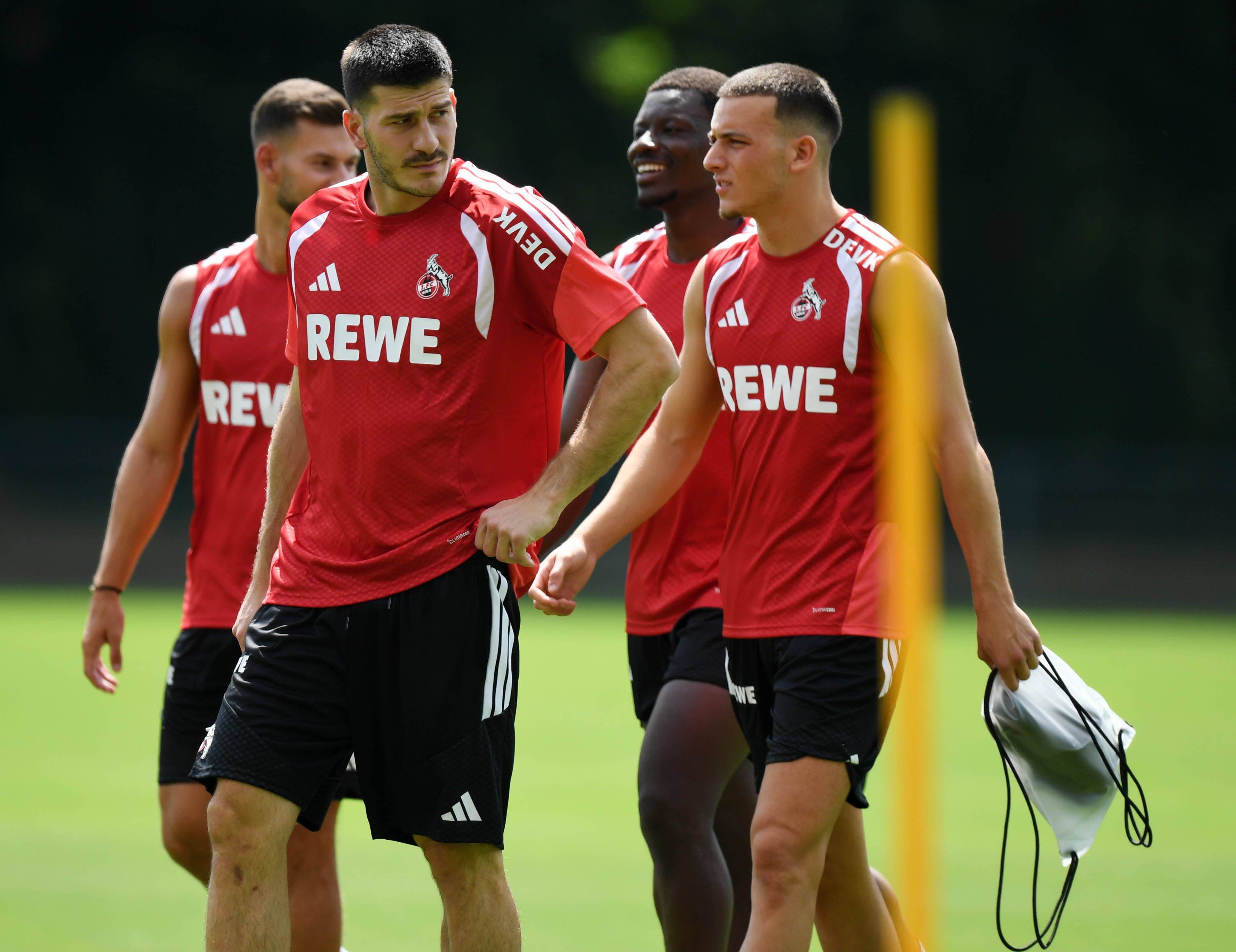 FC-Zugang Luka Lochoshvili (links) mit Flügelstürmer Said El Mala