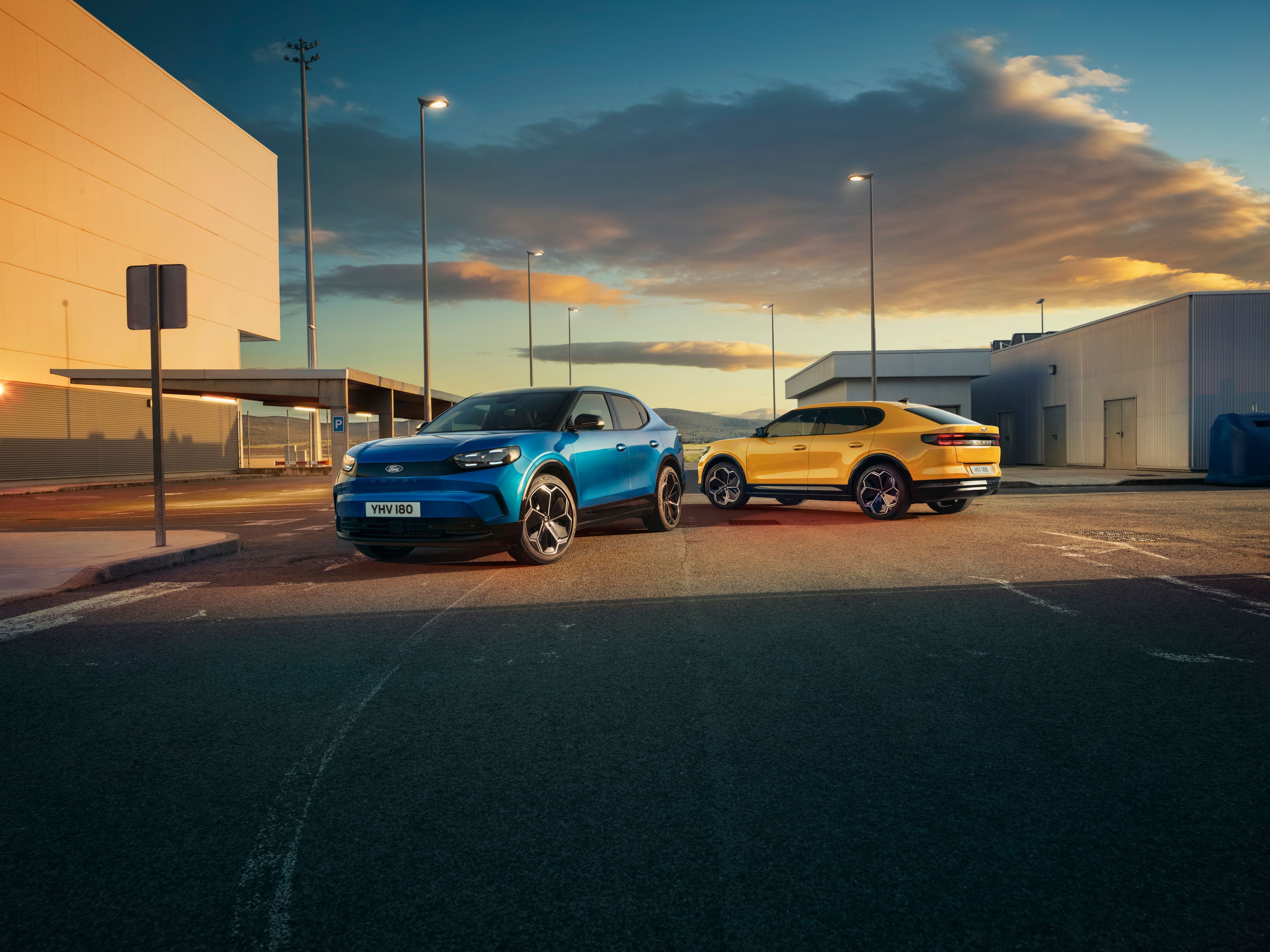 Der vollelektrische Ford Capri von 2024, der in Köln gebaut wird