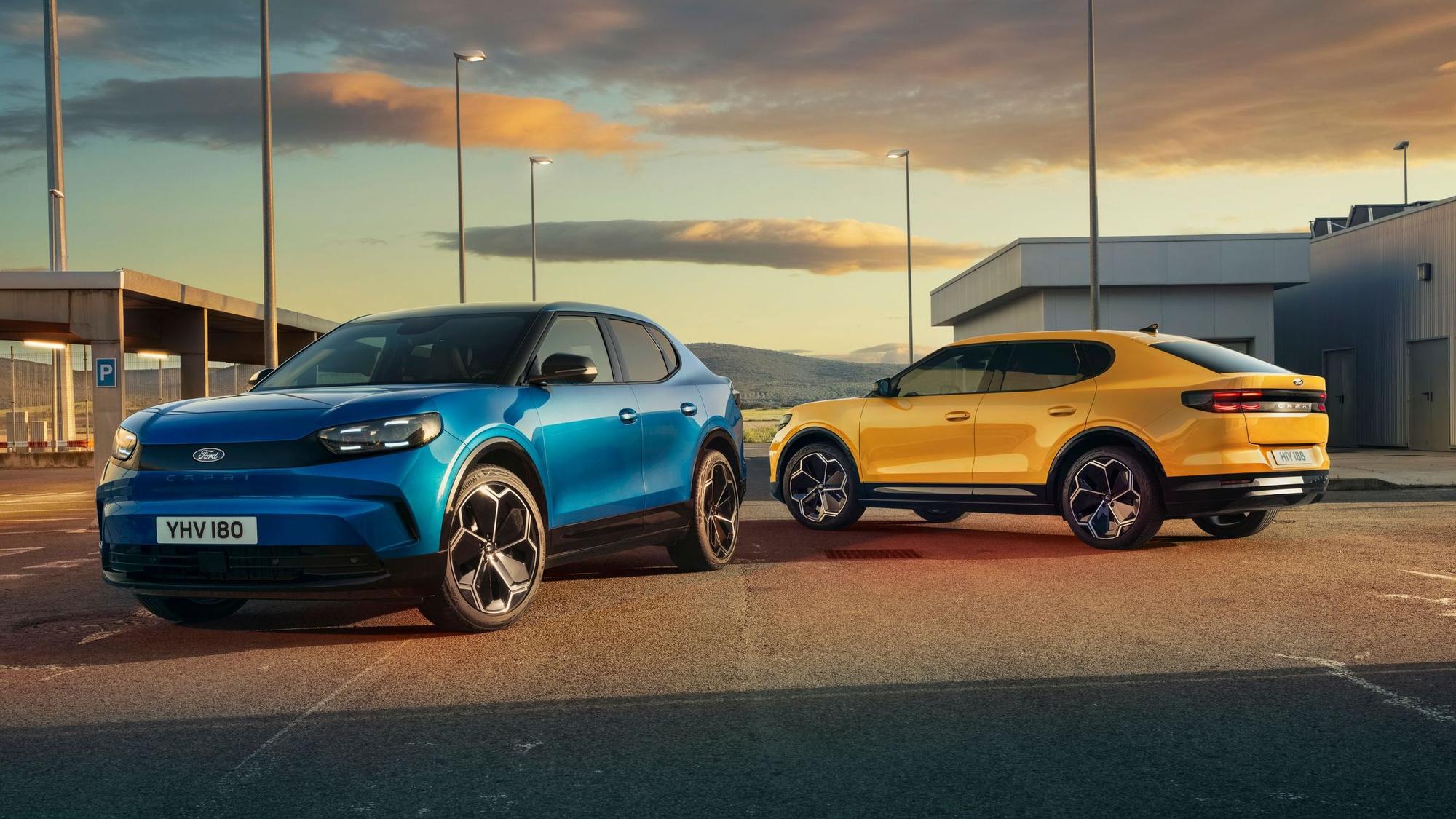 Der vollelektrische Ford Capri von 2024, der in Köln gebaut wird