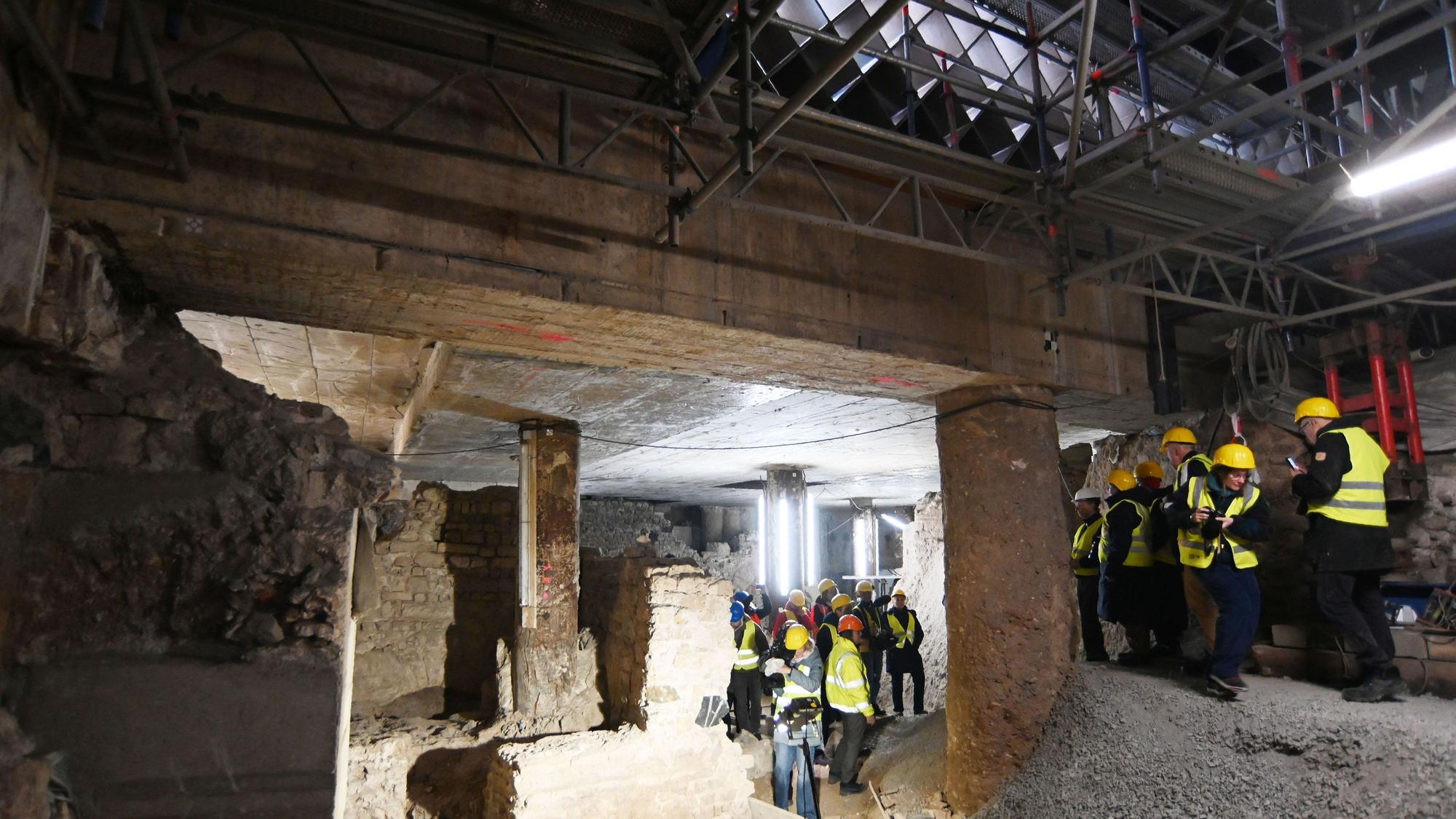 Unter der Erde: Im Februar präsentiert die Stadt Funde auf der Baustelle.