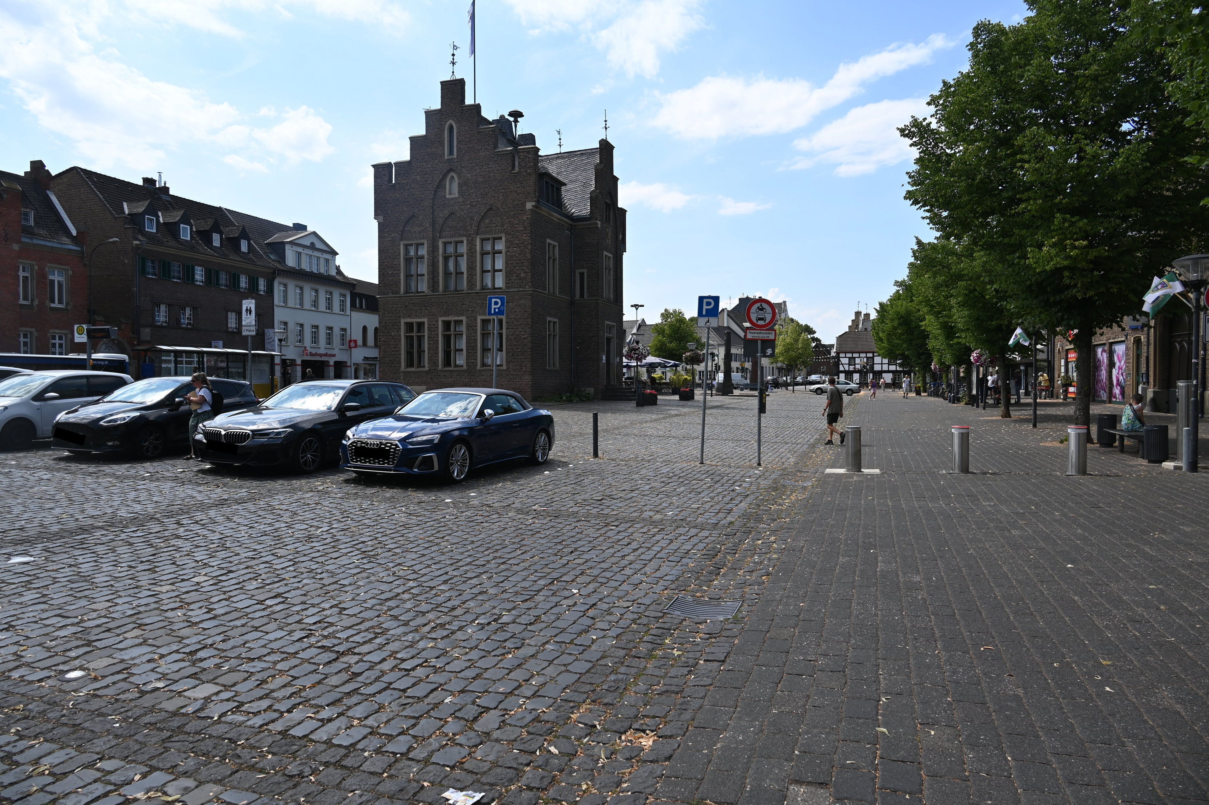 Der Marktplatz in Erftstadt-Lechenich.